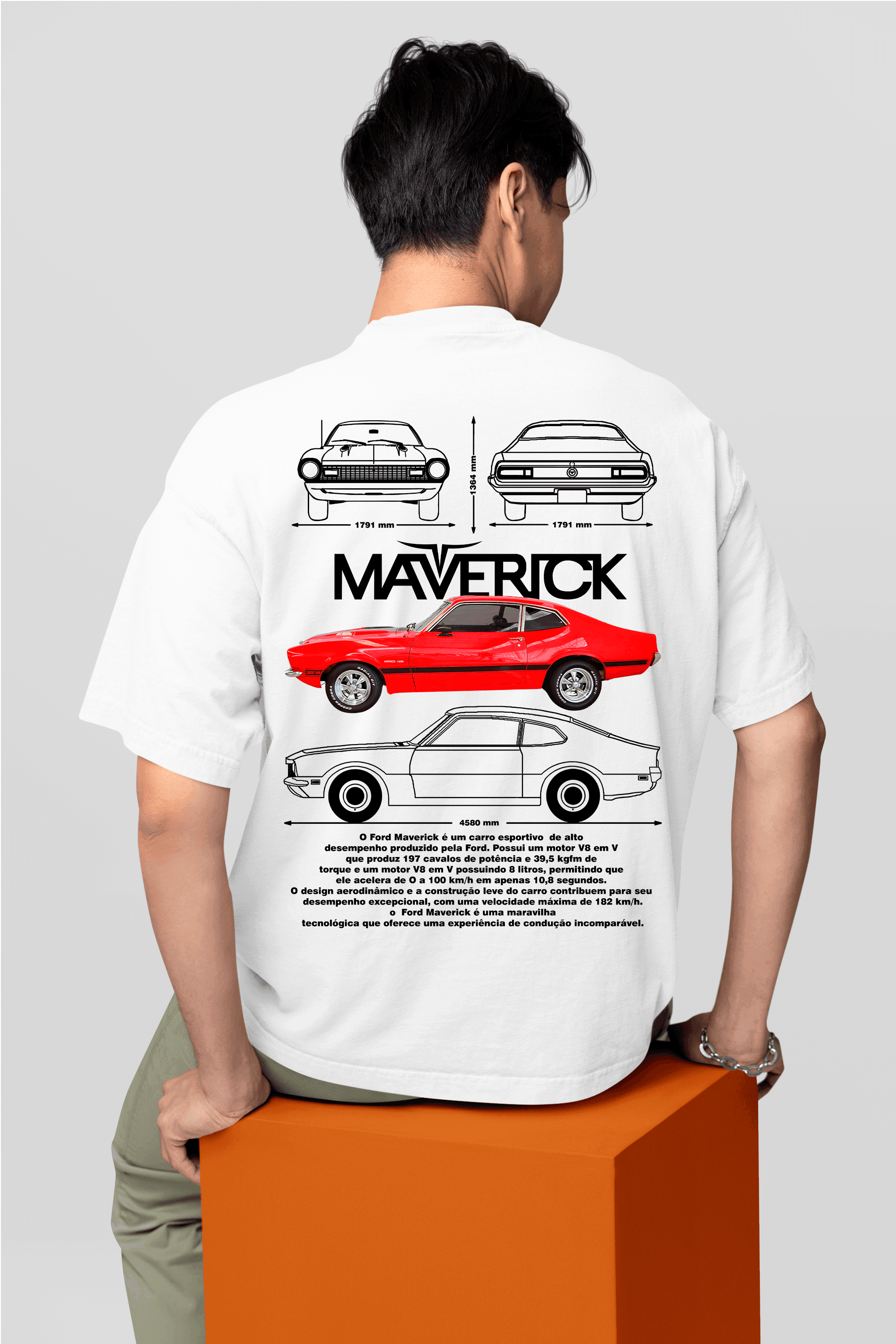Camiseta Ford Maverick - GTS102 - Loja GTS Customs