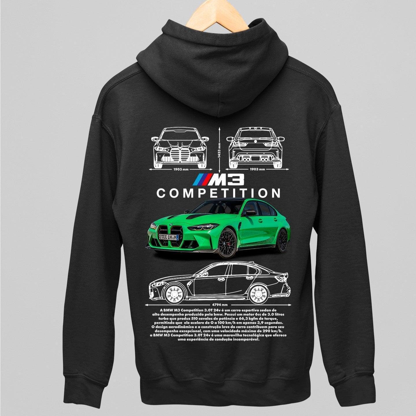 Moletom com Capuz BMW M3 - GTSC18 - Loja GTS Customs