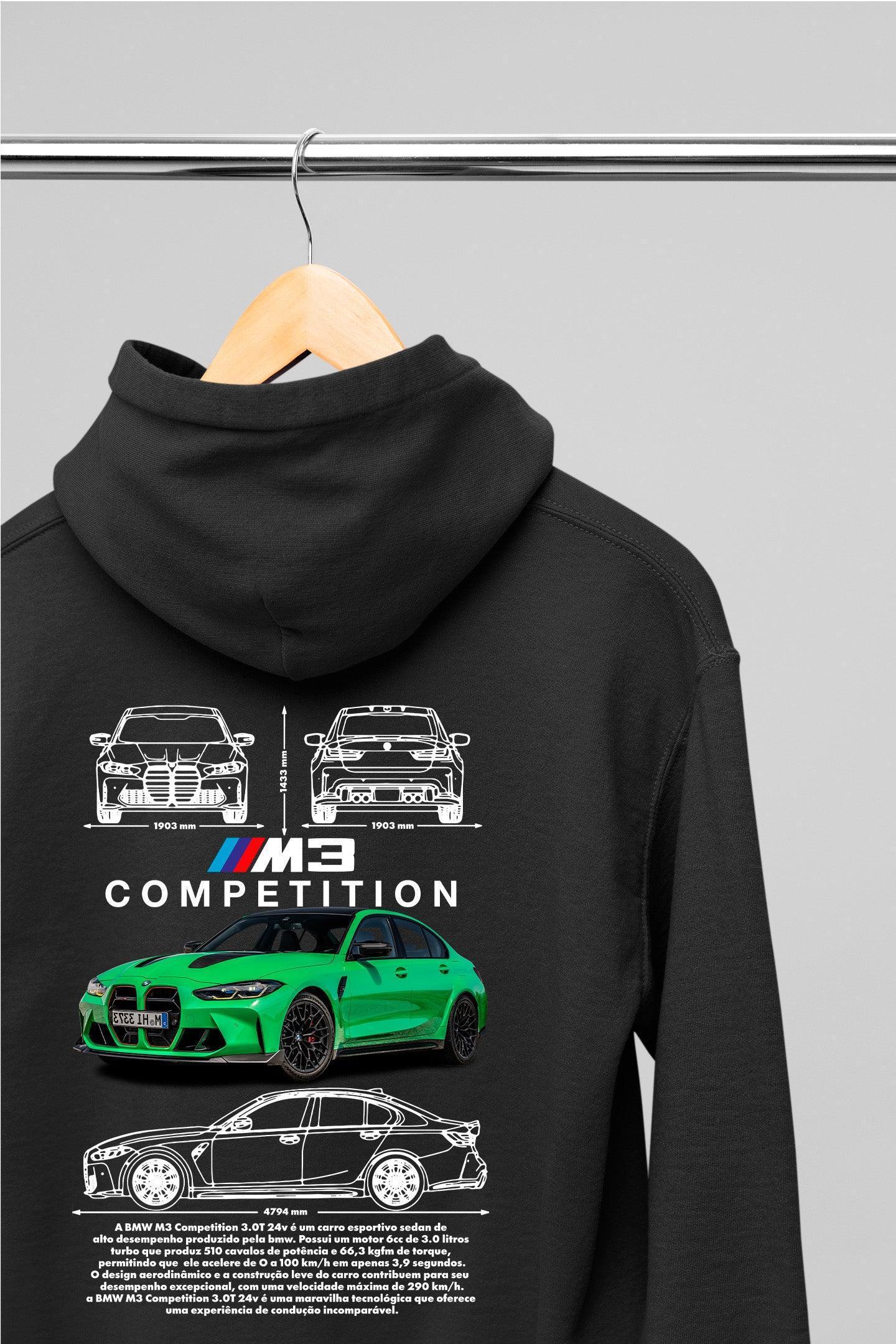 Moletom com Capuz BMW M3 - GTSC18 - Loja GTS Customs