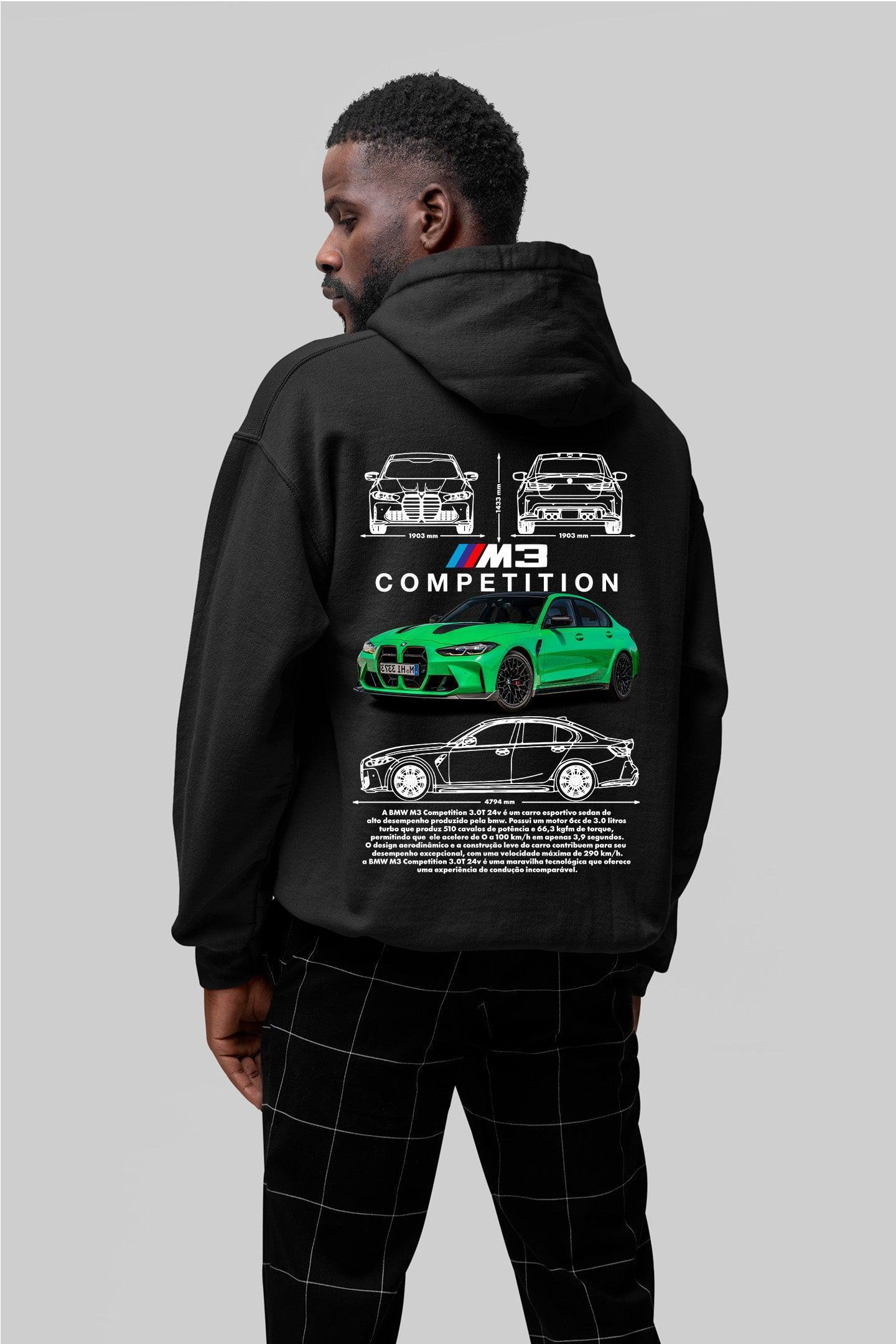 Moletom com Capuz BMW M3 - GTSC18 - Loja GTS Customs