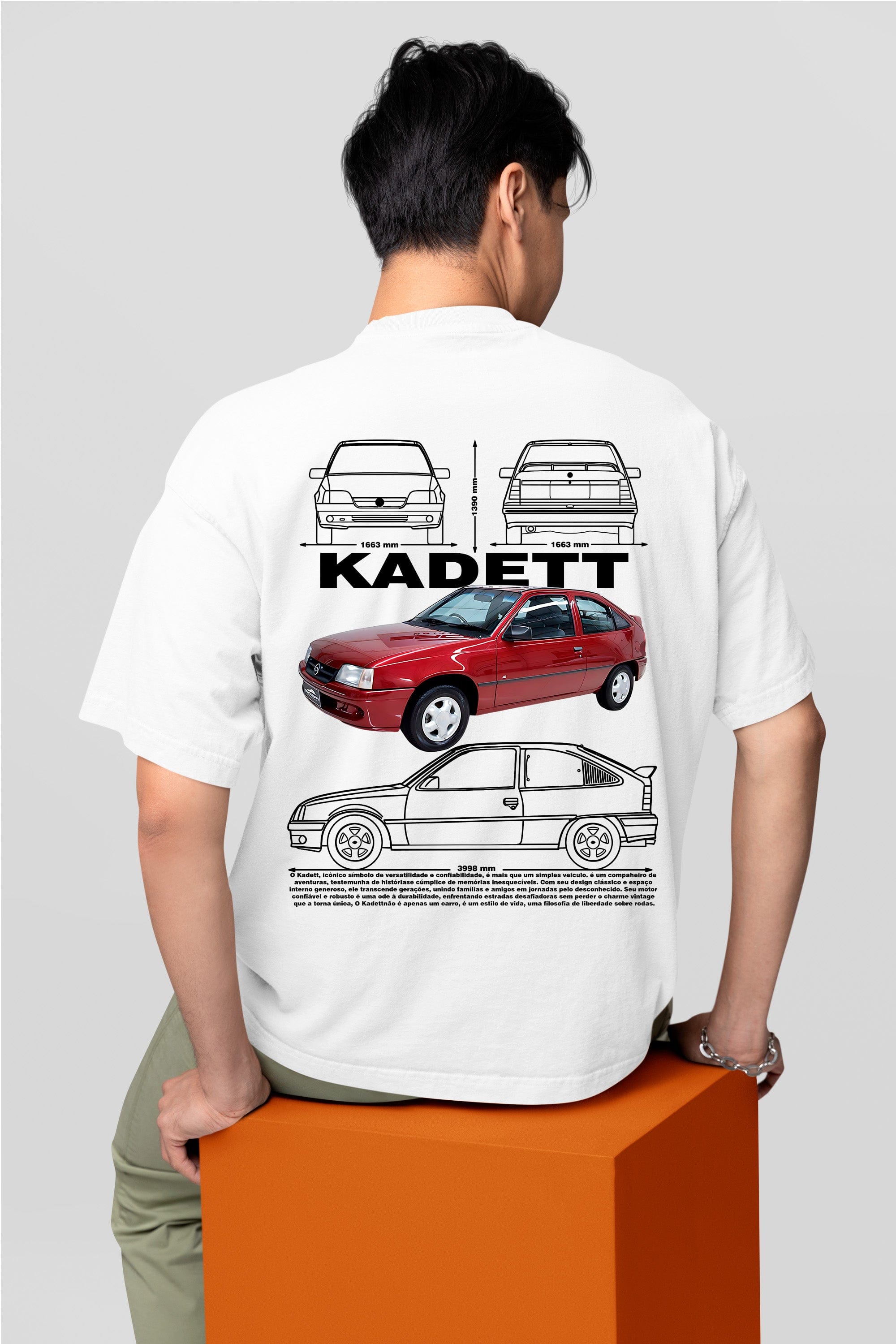 Camiseta Chevrolet Kadett - GTS115 - Loja GTS Customs
