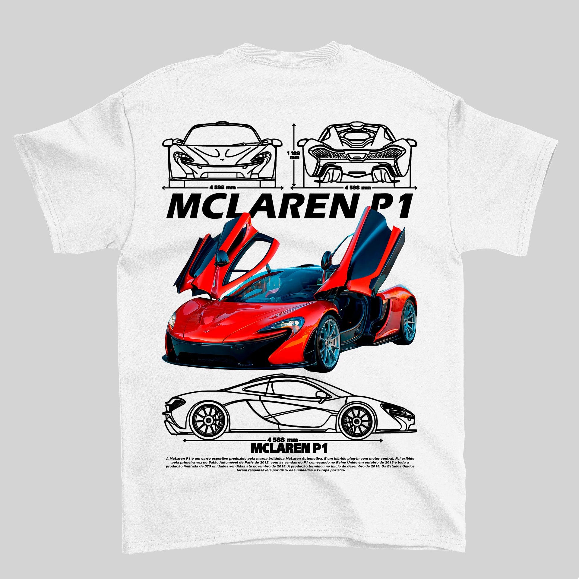 Camiseta McLaren P1 - GTS114 - Loja GTS Customs