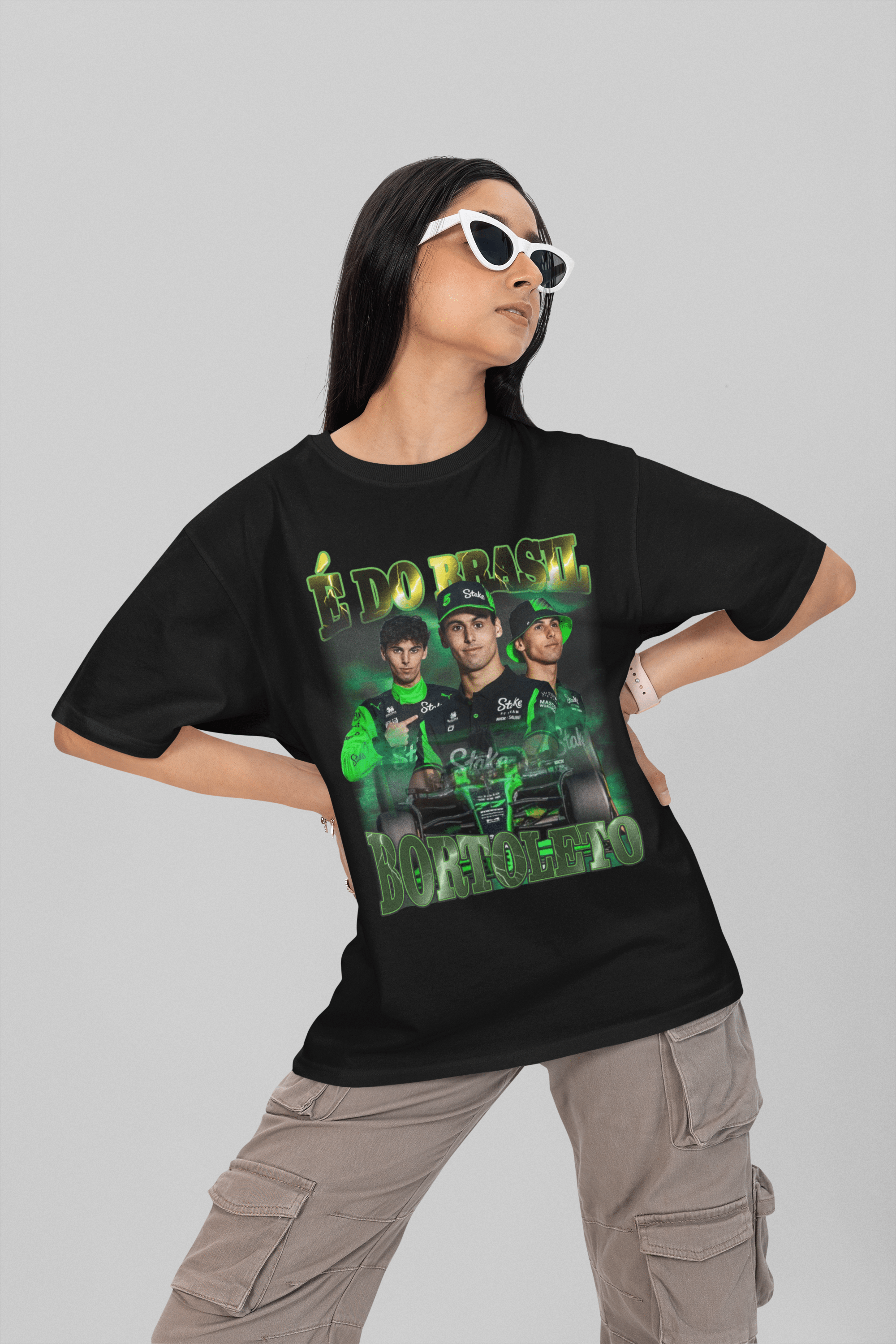 Camiseta Oversized Formula 1 - Gabriel Bortoleto - Loja GTS Customs