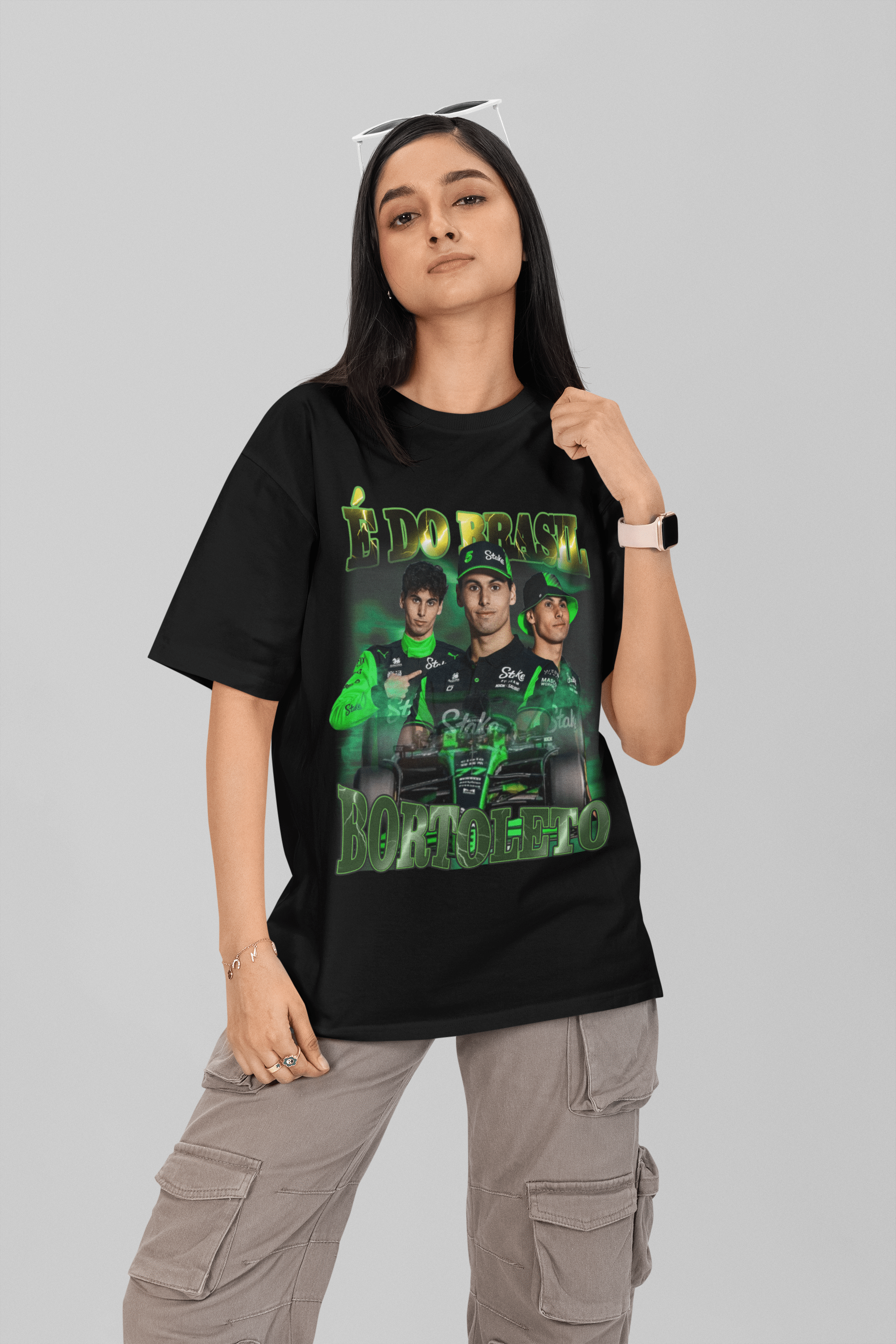 Camiseta Oversized Formula 1 - Gabriel Bortoleto - Loja GTS Customs