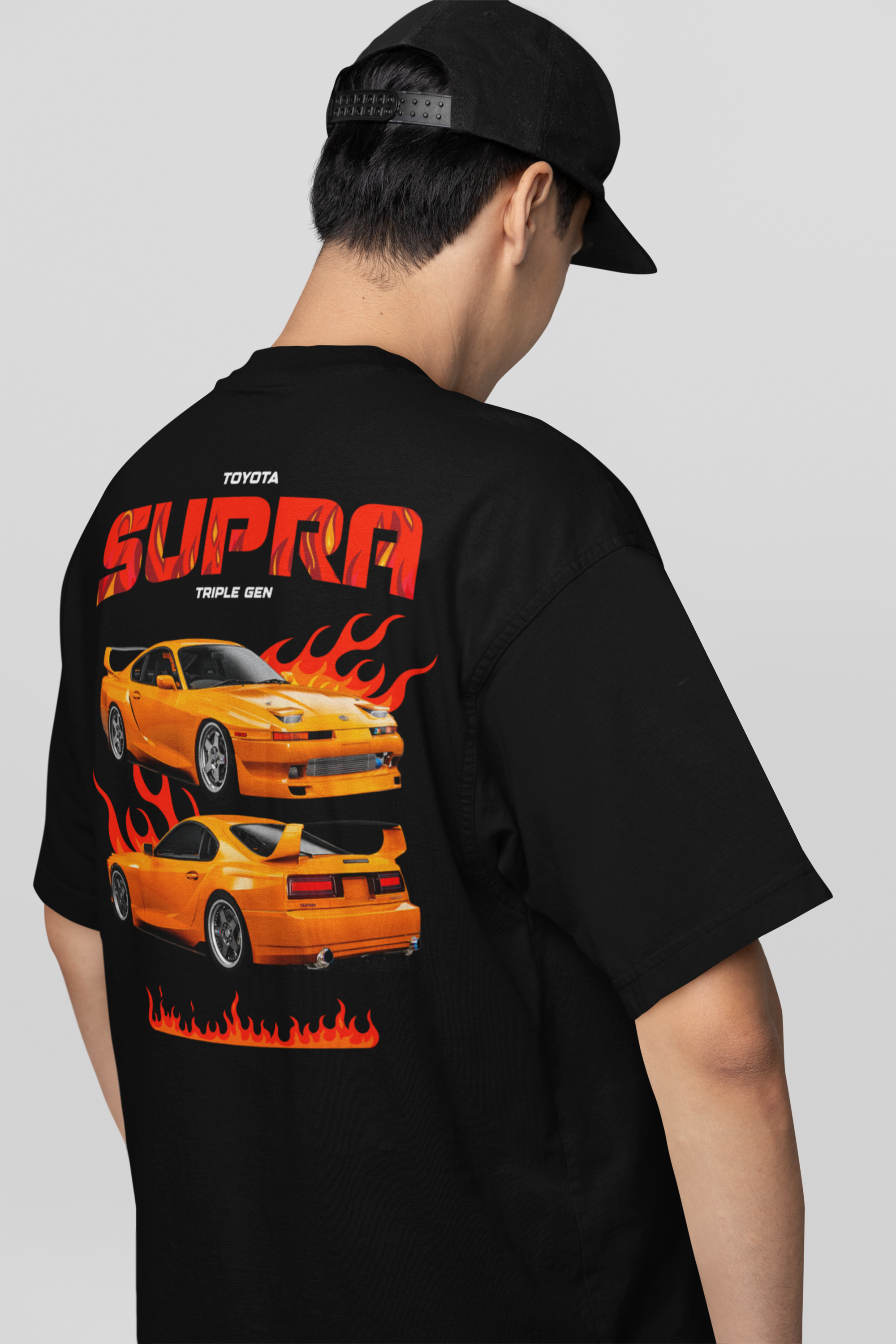 Camiseta Oversized Supra Fire - GTSO40 - Loja GTS Customs
