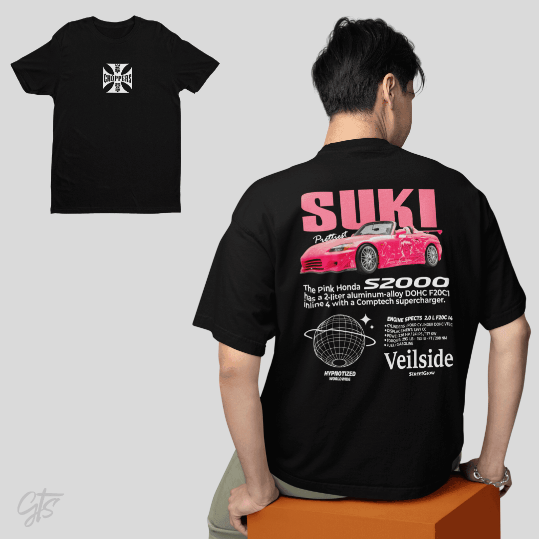 Camiseta do Brian + Suki Honda S2000 do Velozes e Furiosos - GTS60-B - Loja GTS Customs