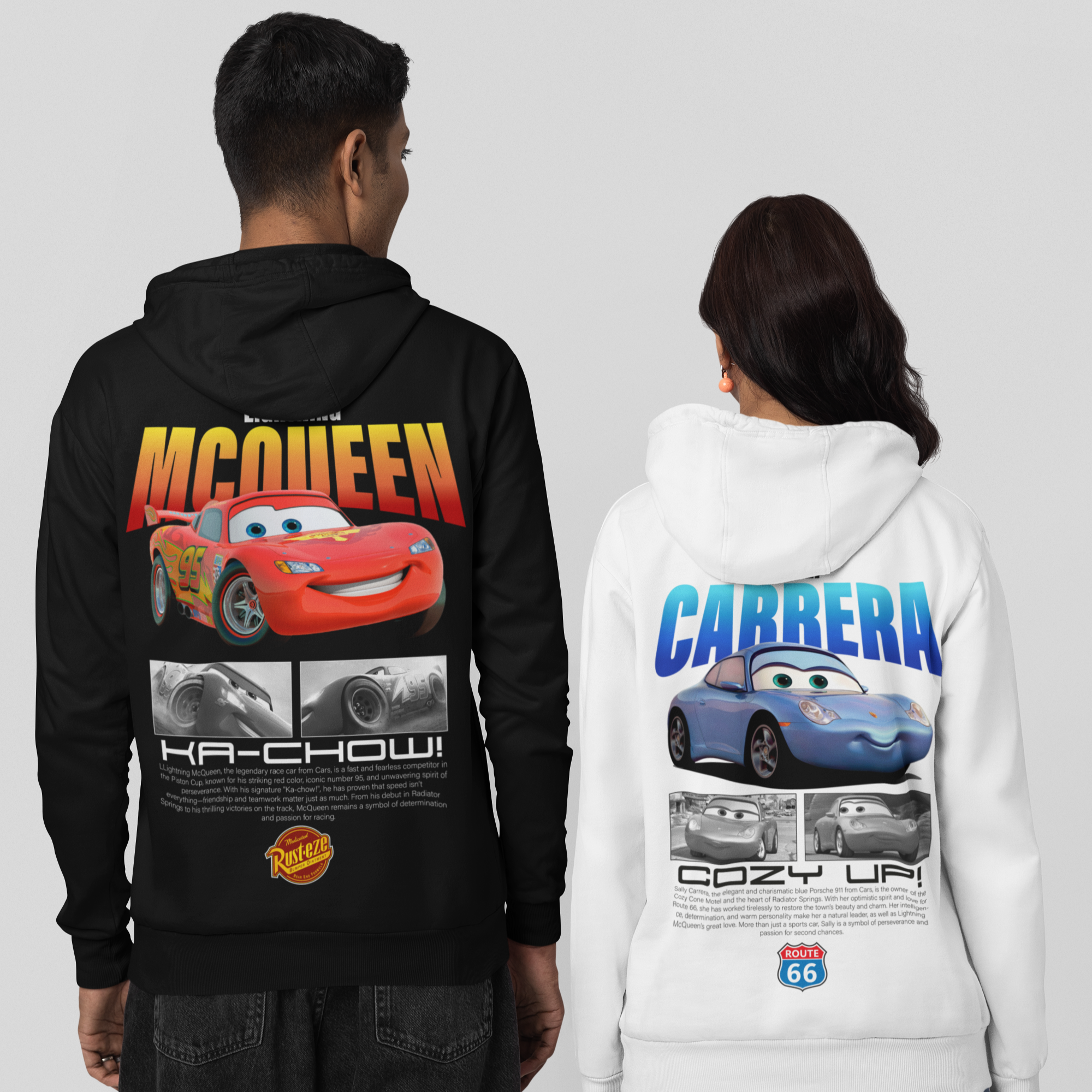 Kit Casal Moletom Mcqueen + Sally - GTSM1 - Loja GTS Customs