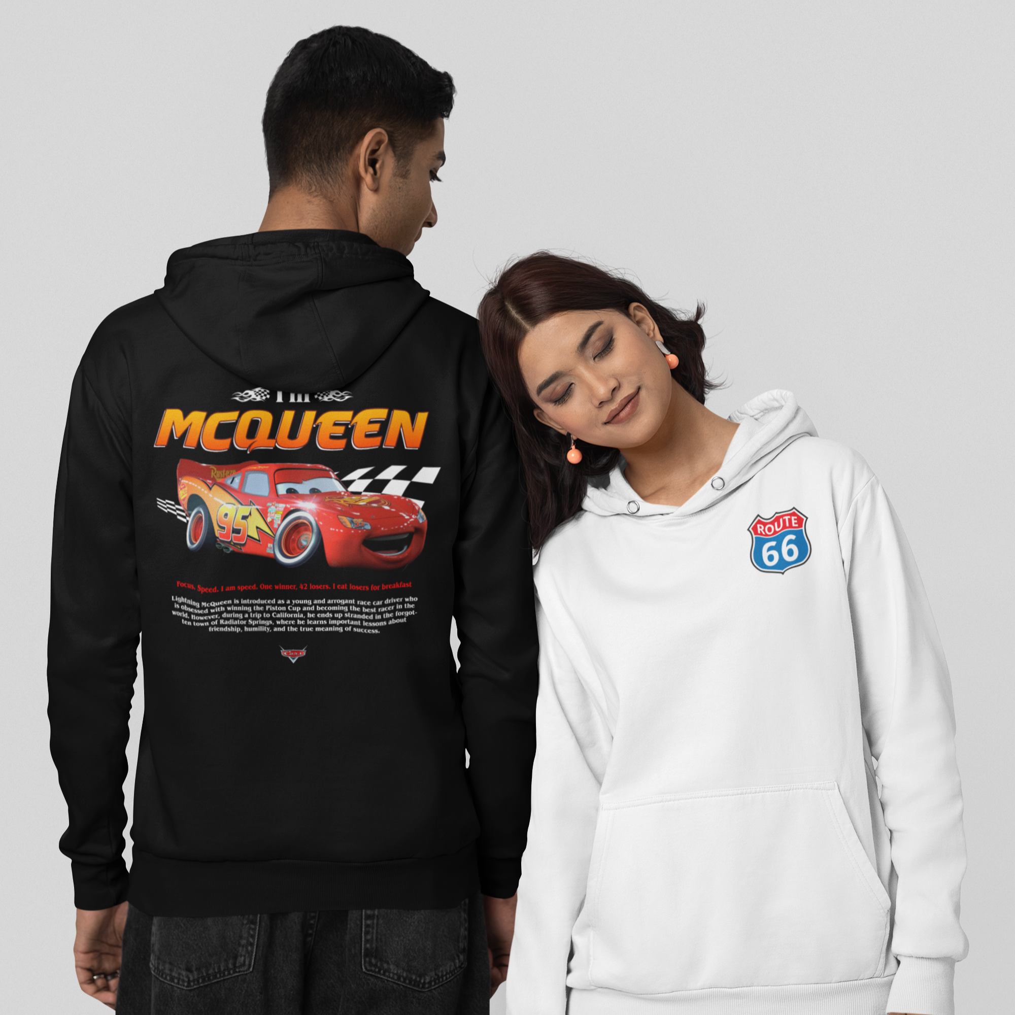 Kit Casal Moletom Mcqueen + Sally - GTSM3 - Loja GTS Customs