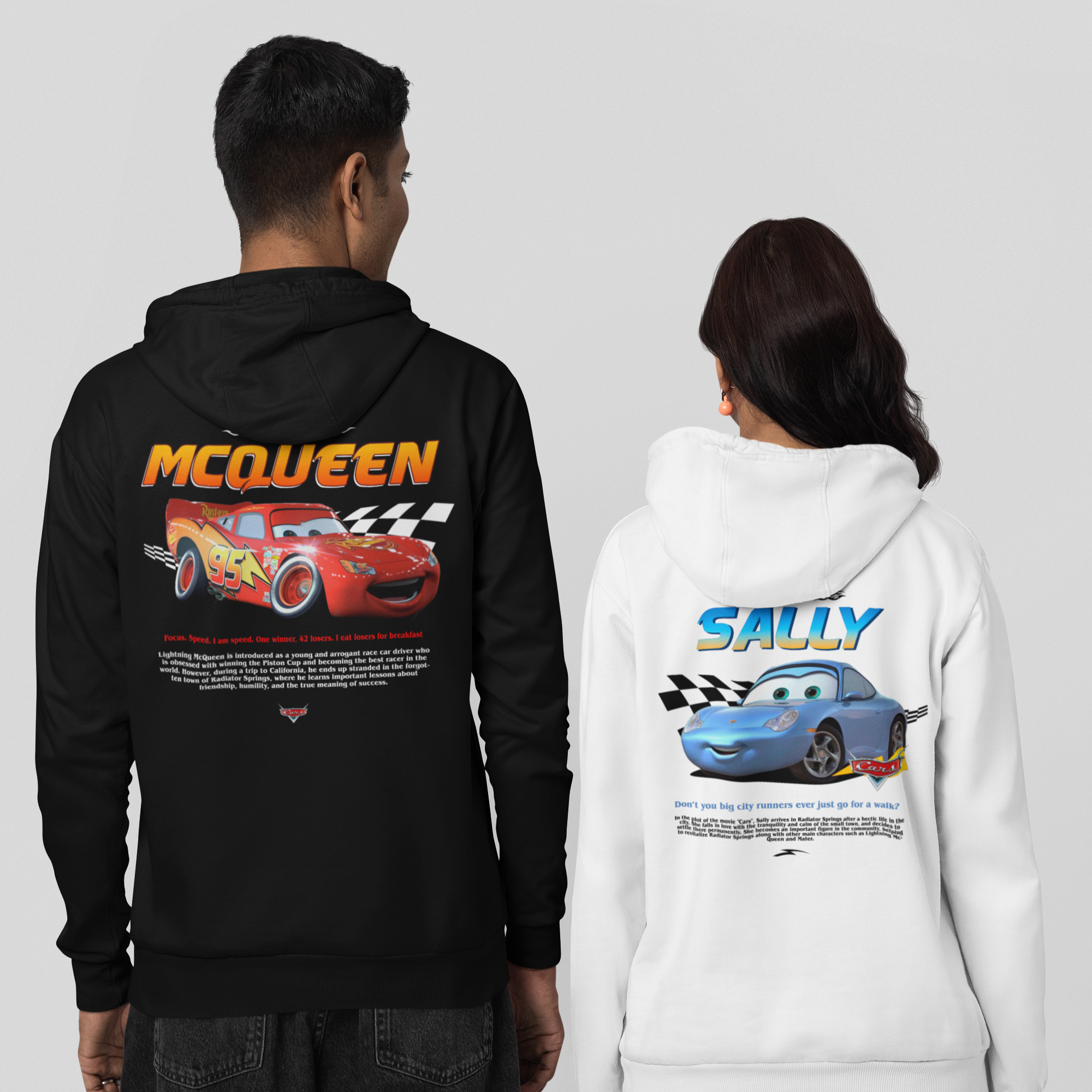 Kit Casal Moletom Mcqueen + Sally - GTSM3 - Loja GTS Customs