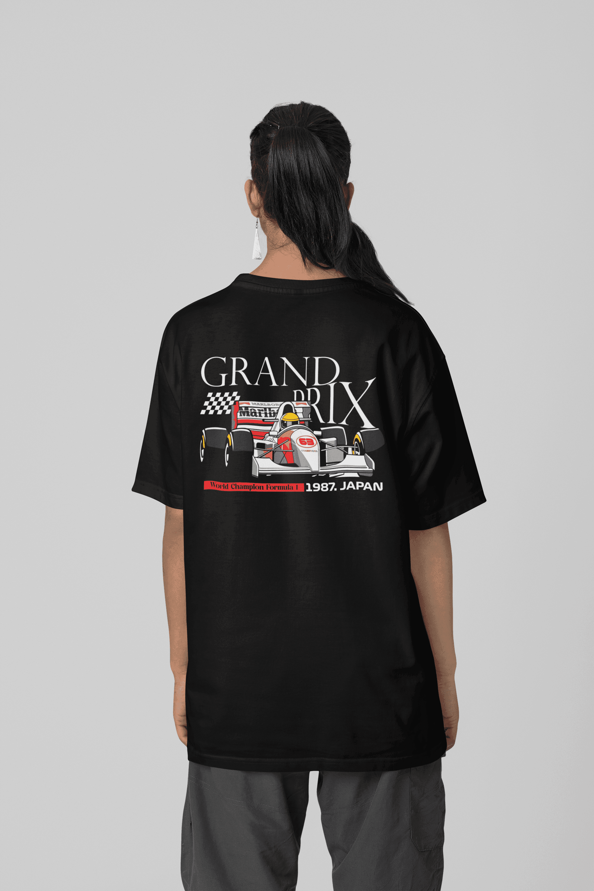 Camiseta Oversized Grand Prix Japan Formula 1 - GTSO25 - Loja GTS Customs