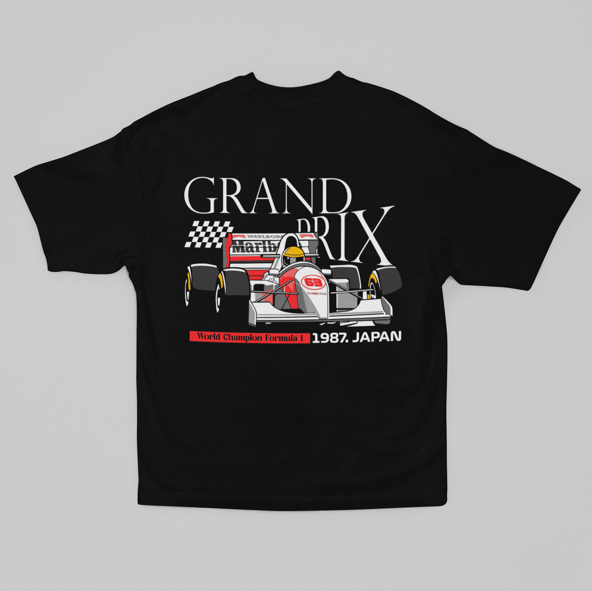 Camiseta Oversized Grand Prix Japan Formula 1 - GTSO25 - Loja GTS Customs