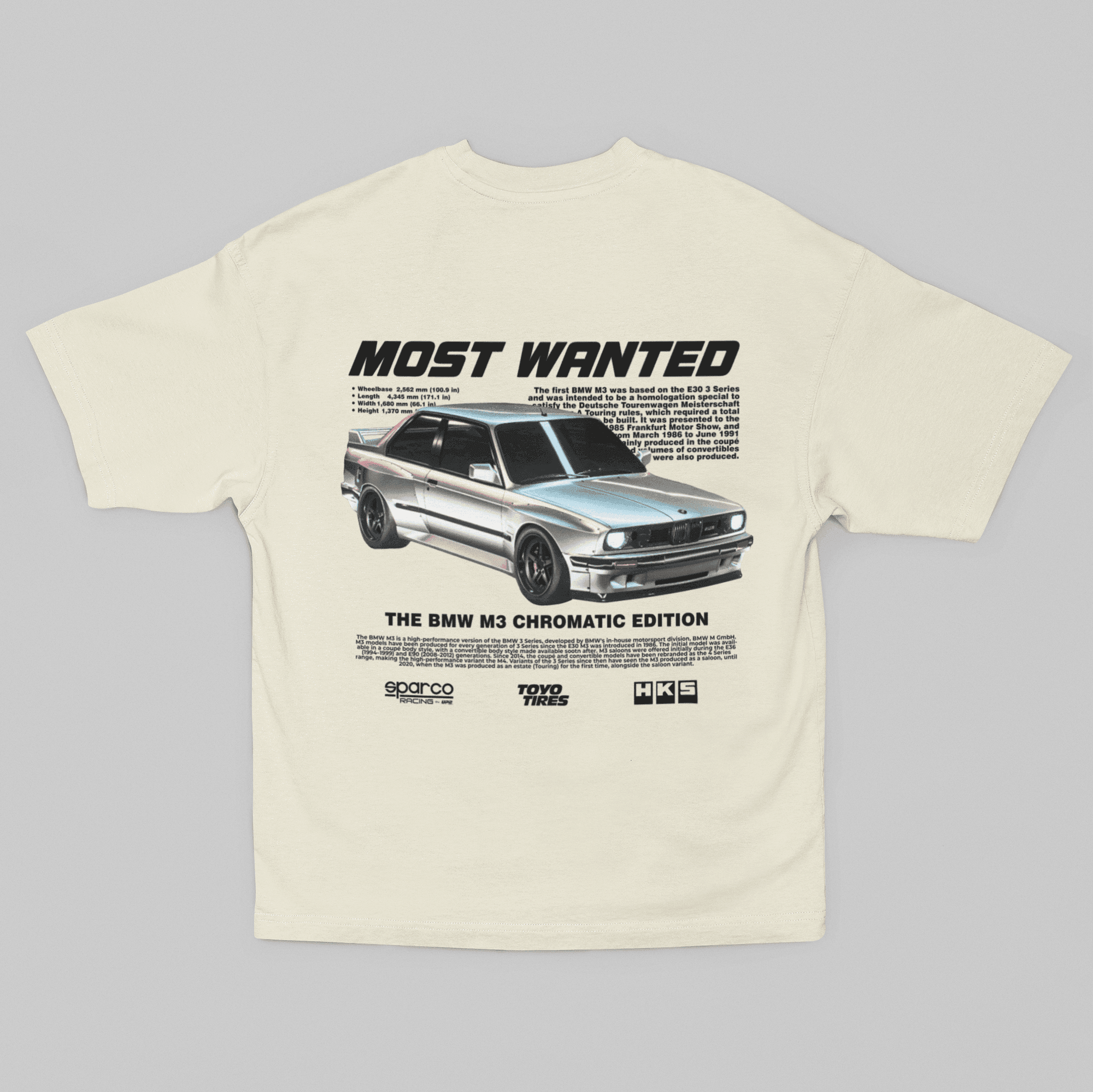 Camiseta Oversized BMW M3 Most Wanted - GTSO28 - Loja GTS Customs