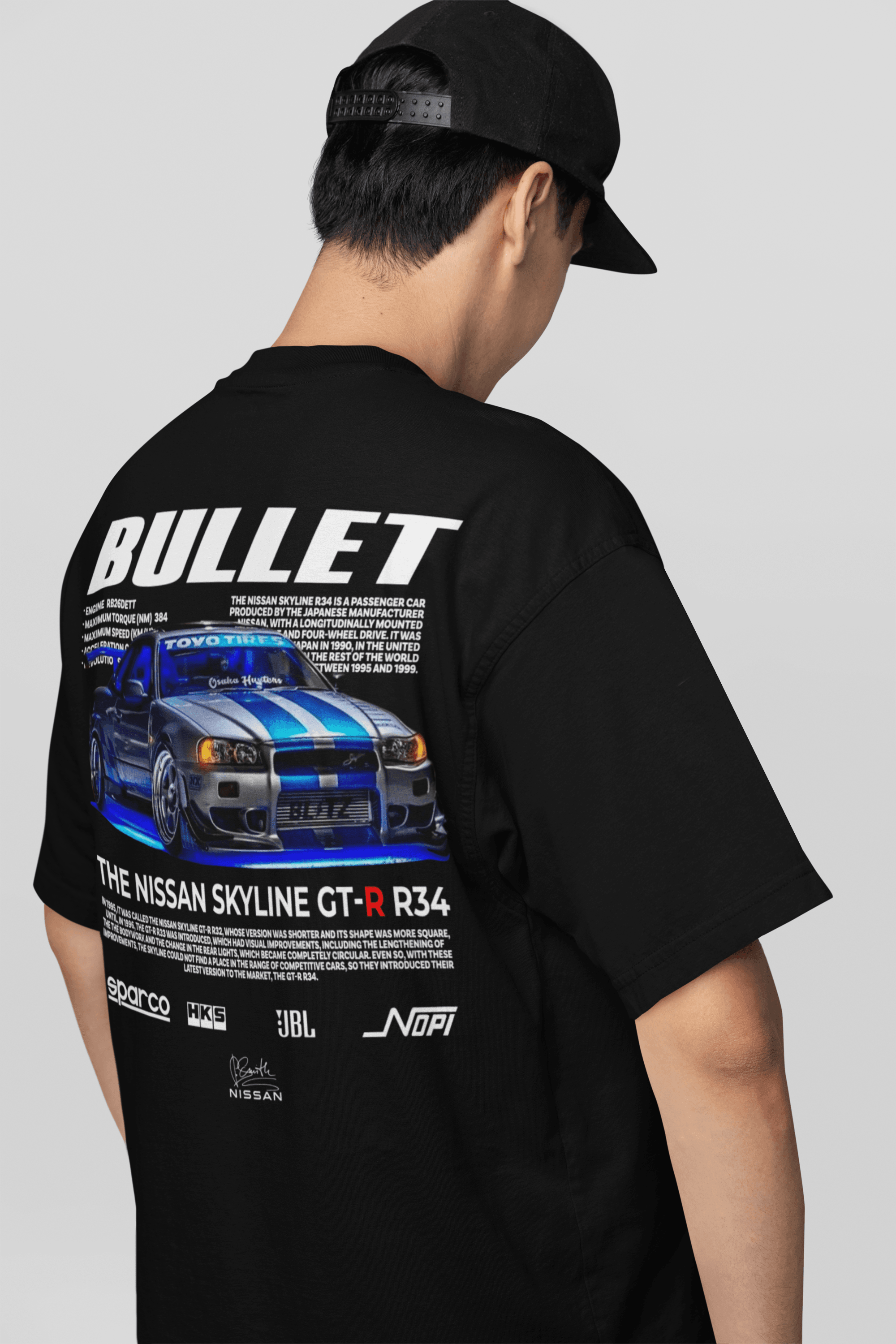Camiseta do Brian + Skyline GT-R Velozes e Furiosos - GTS60-D - Loja GTS Customs