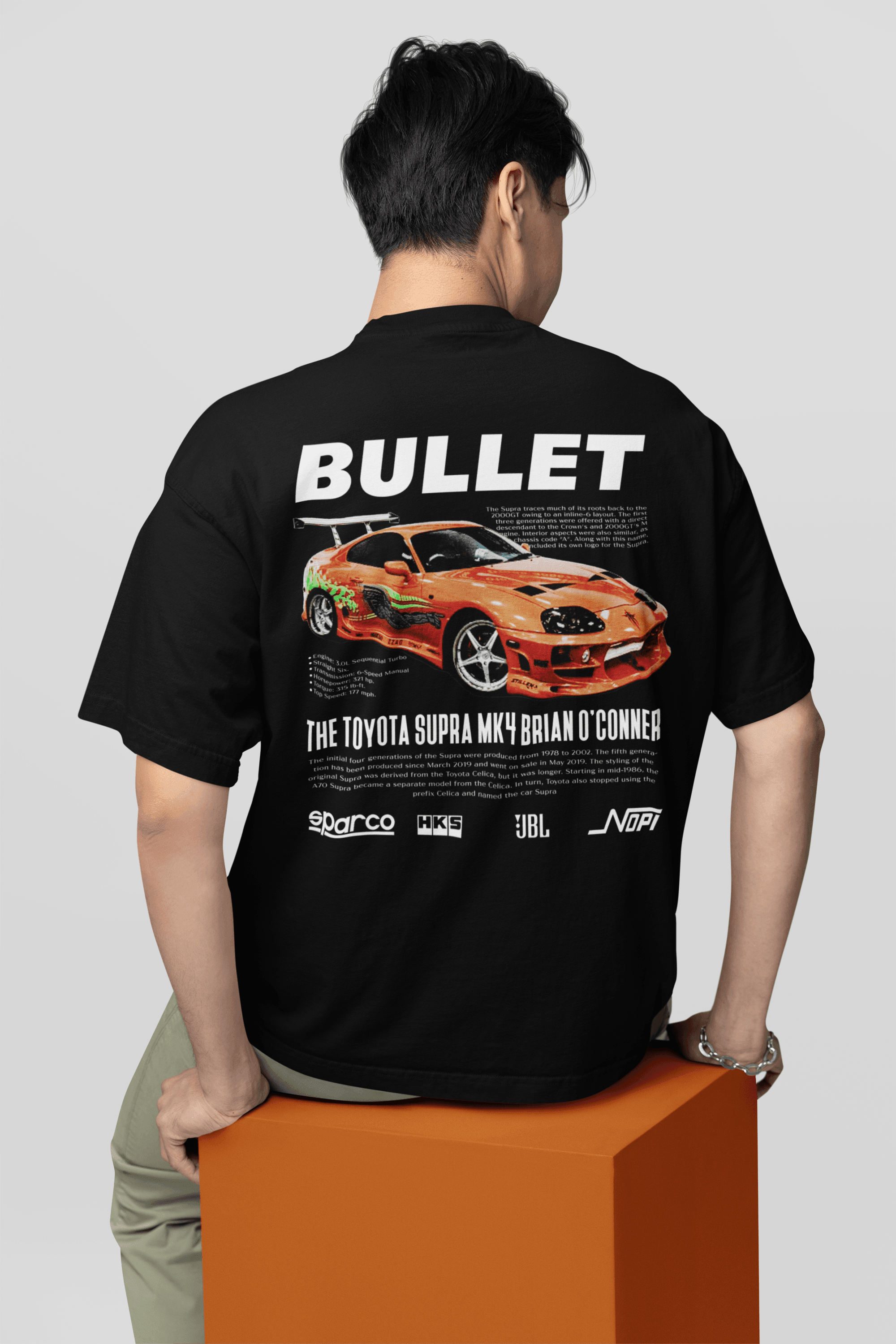 Camiseta do Brian + Supra MK4 Velozes e Furiosos GTS60-E - Loja GTS Customs