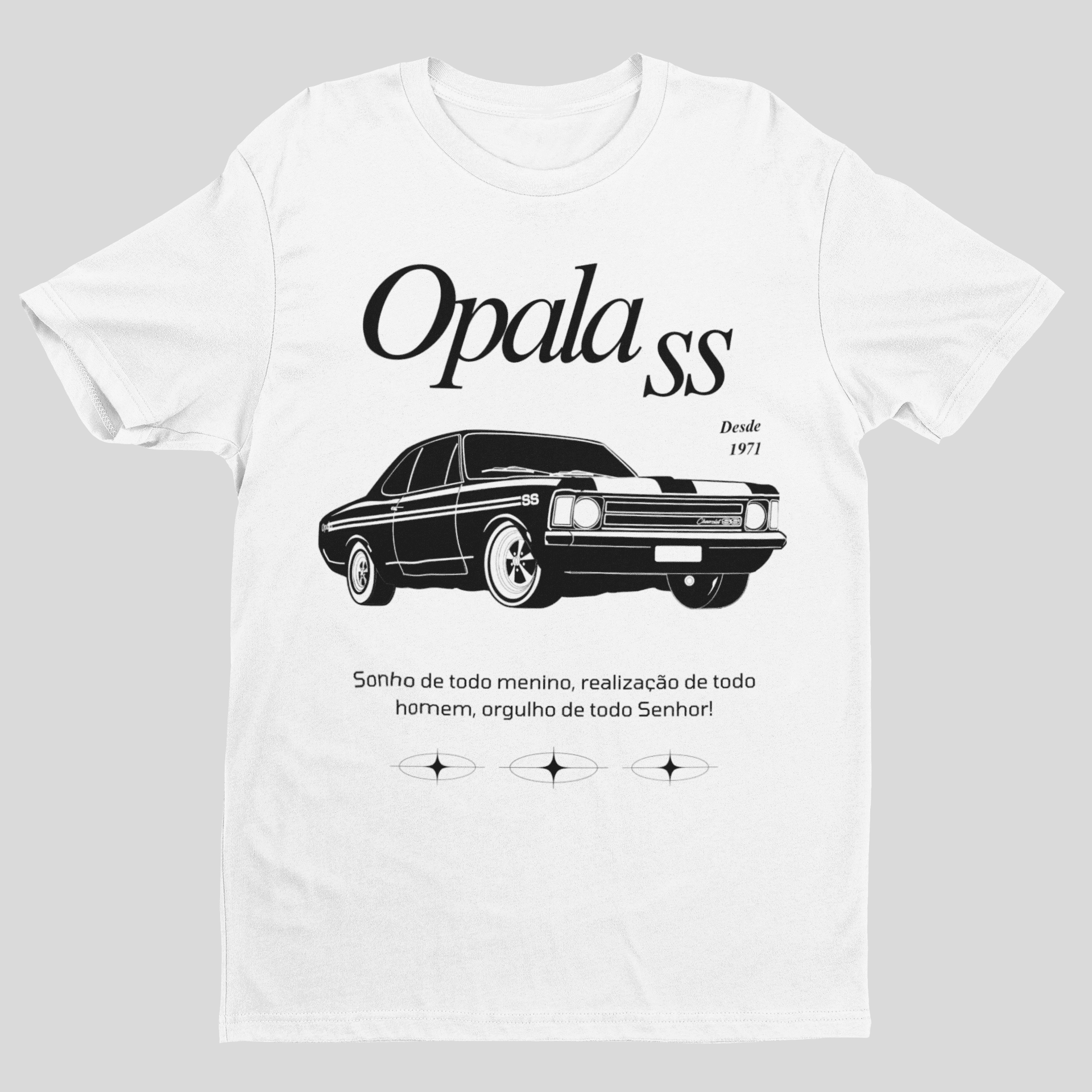 Camiseta Chevrolet Opala SS - GTS46 - Loja GTS Customs
