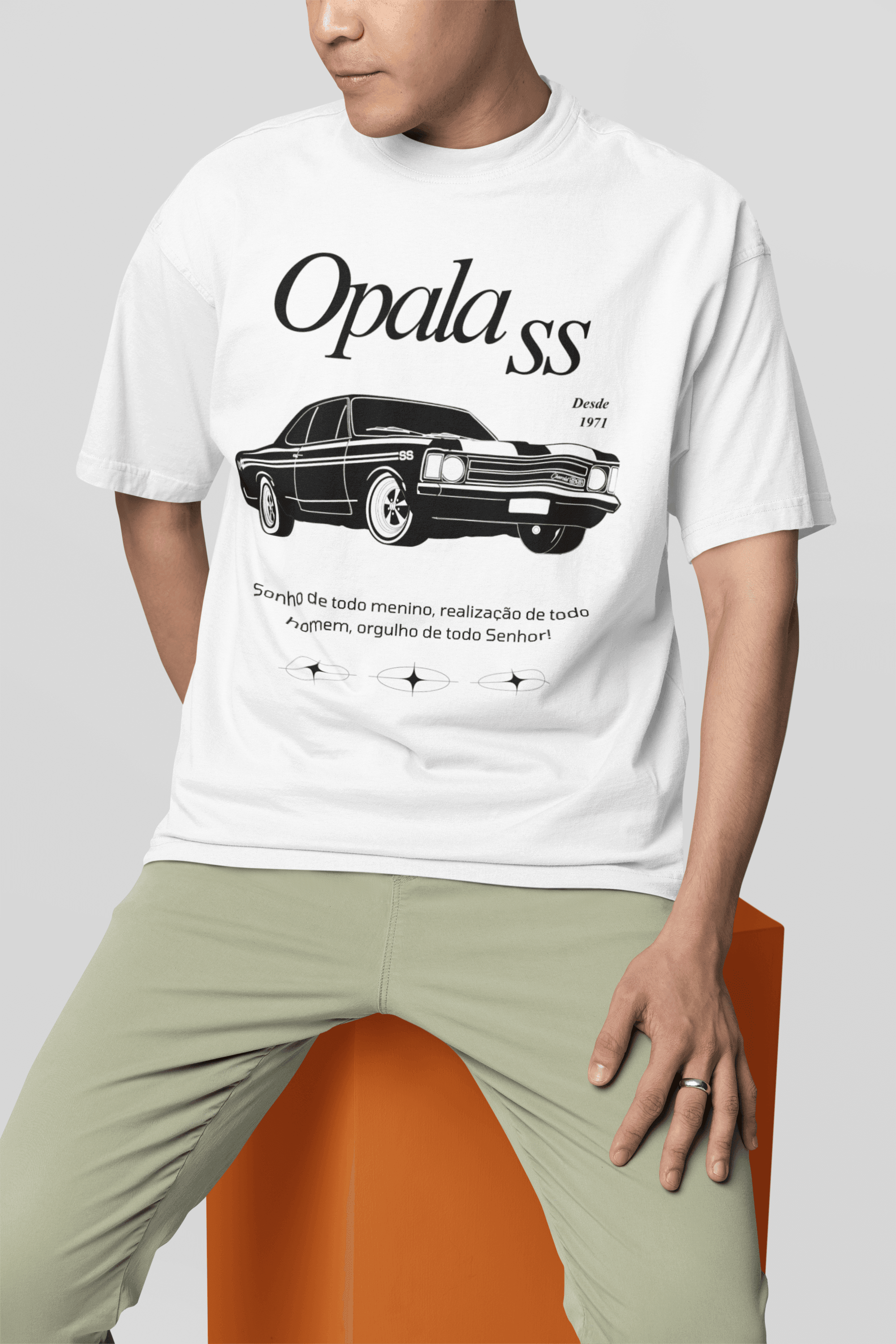 Camiseta Chevrolet Opala SS - GTS46 - Loja GTS Customs