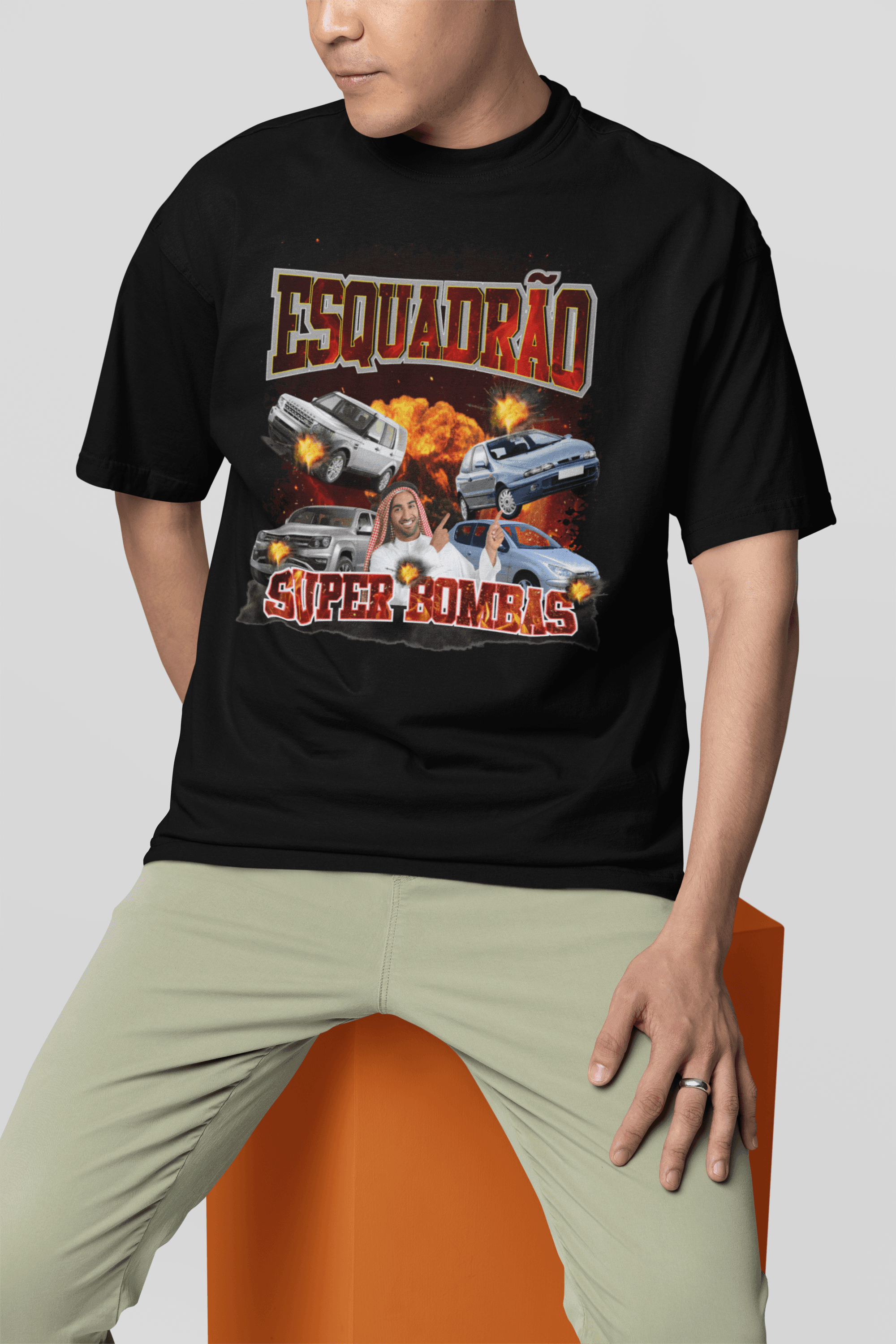 Camiseta Esquadrão Super Bombas - GTS63 - Loja GTS Customs