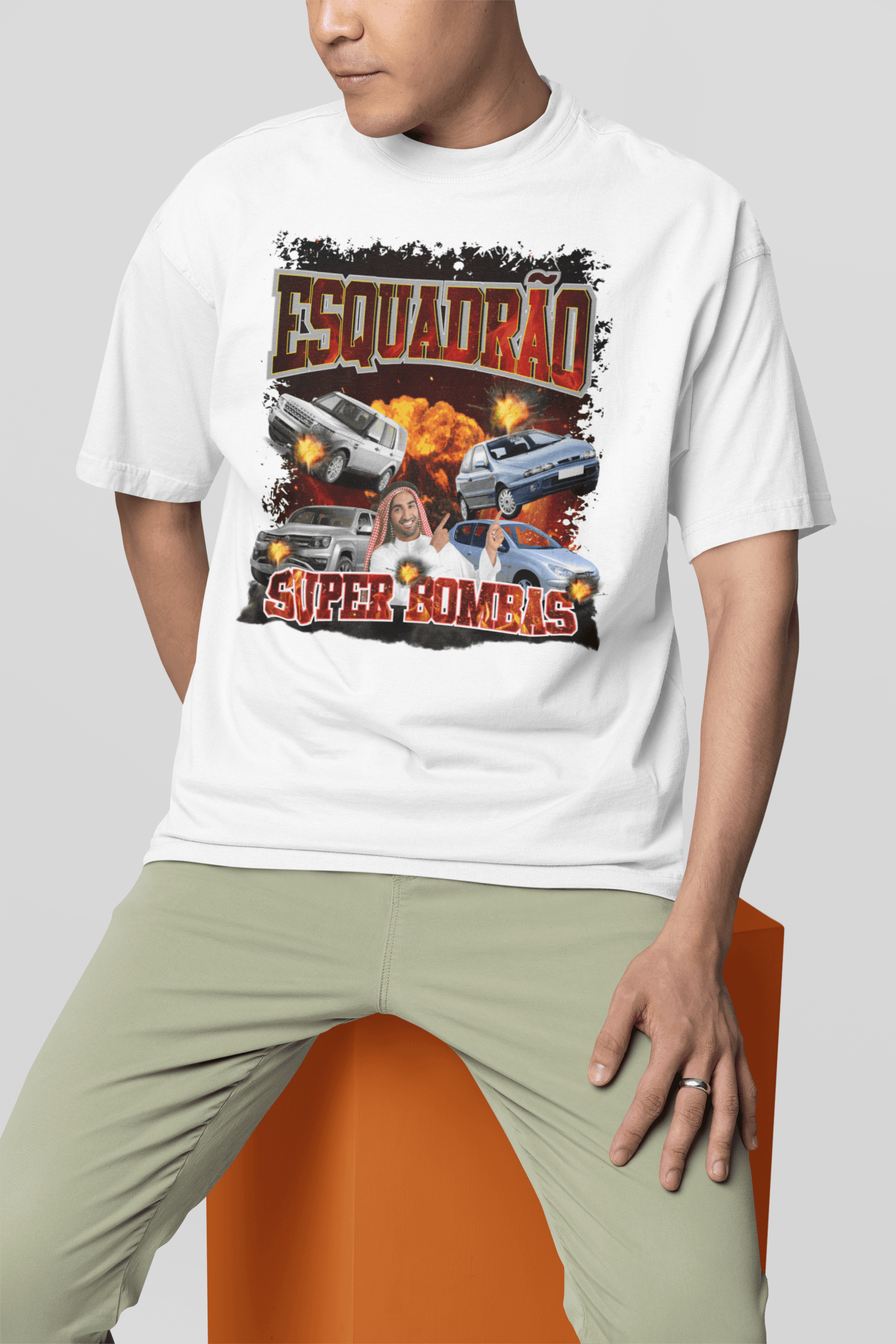 Camiseta Esquadrão Super Bombas - GTS63 - Loja GTS Customs