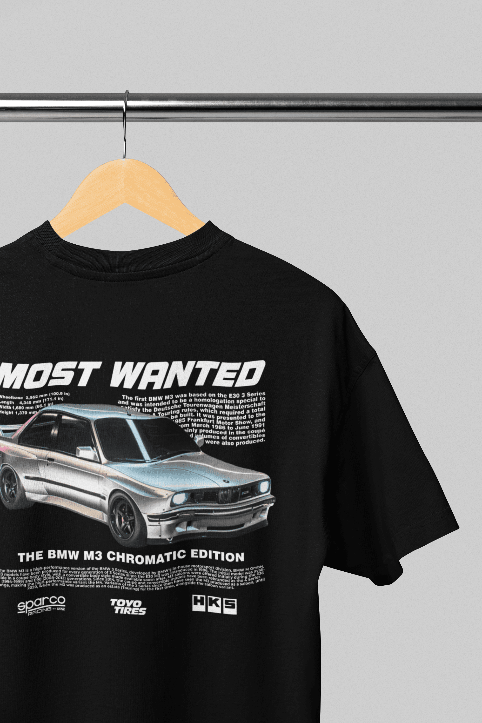Camiseta Oversized BMW M3 Most Wanted - GTSO28 - Loja GTS Customs