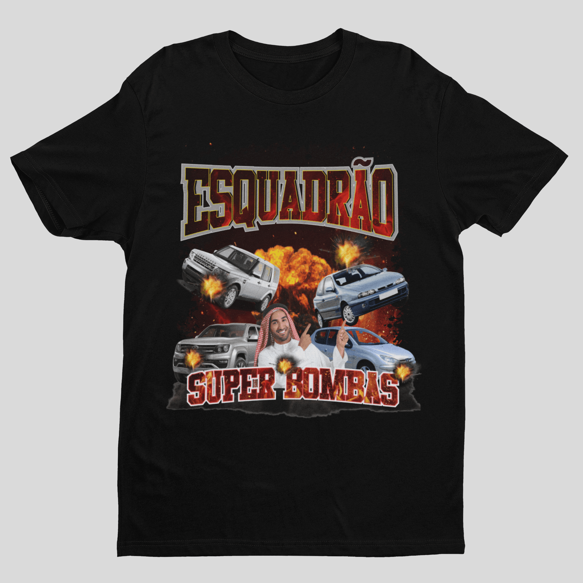 Camiseta Esquadrão Super Bombas - GTS63 - Loja GTS Customs