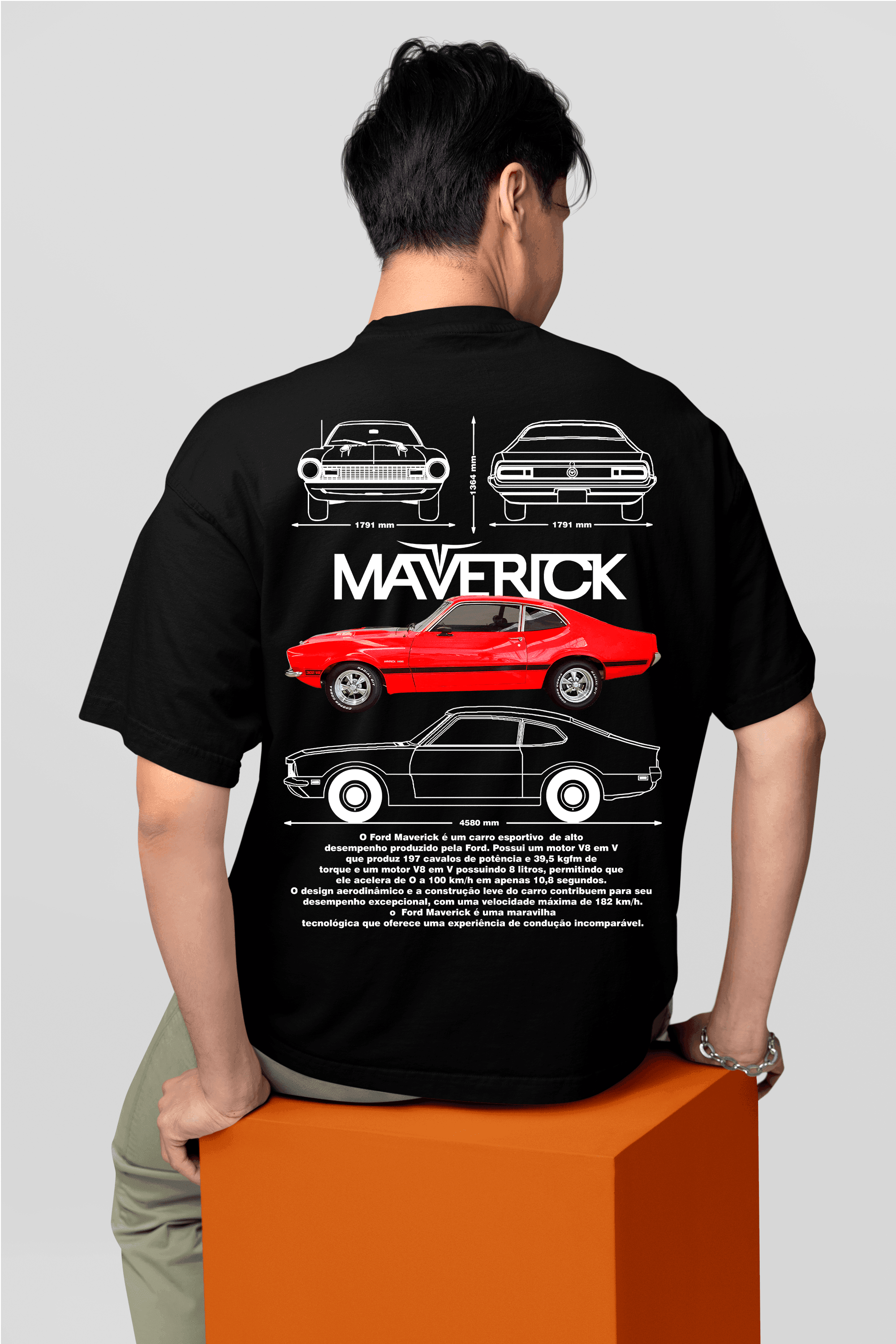Camiseta Ford Maverick - GTS102 - Loja GTS Customs