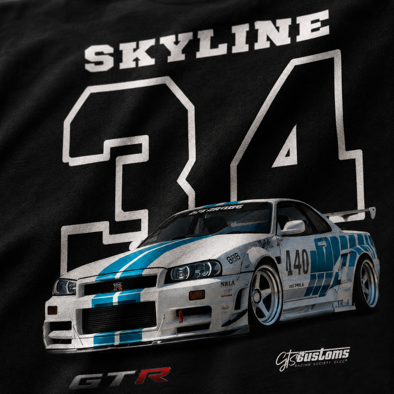 Camiseta Oversized Brasil - Skyline R34