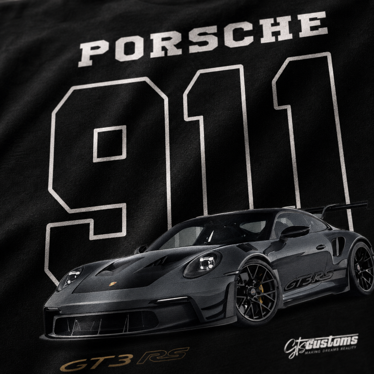 Camiseta Oversized Brasil - Porsche 911 GT3 RS