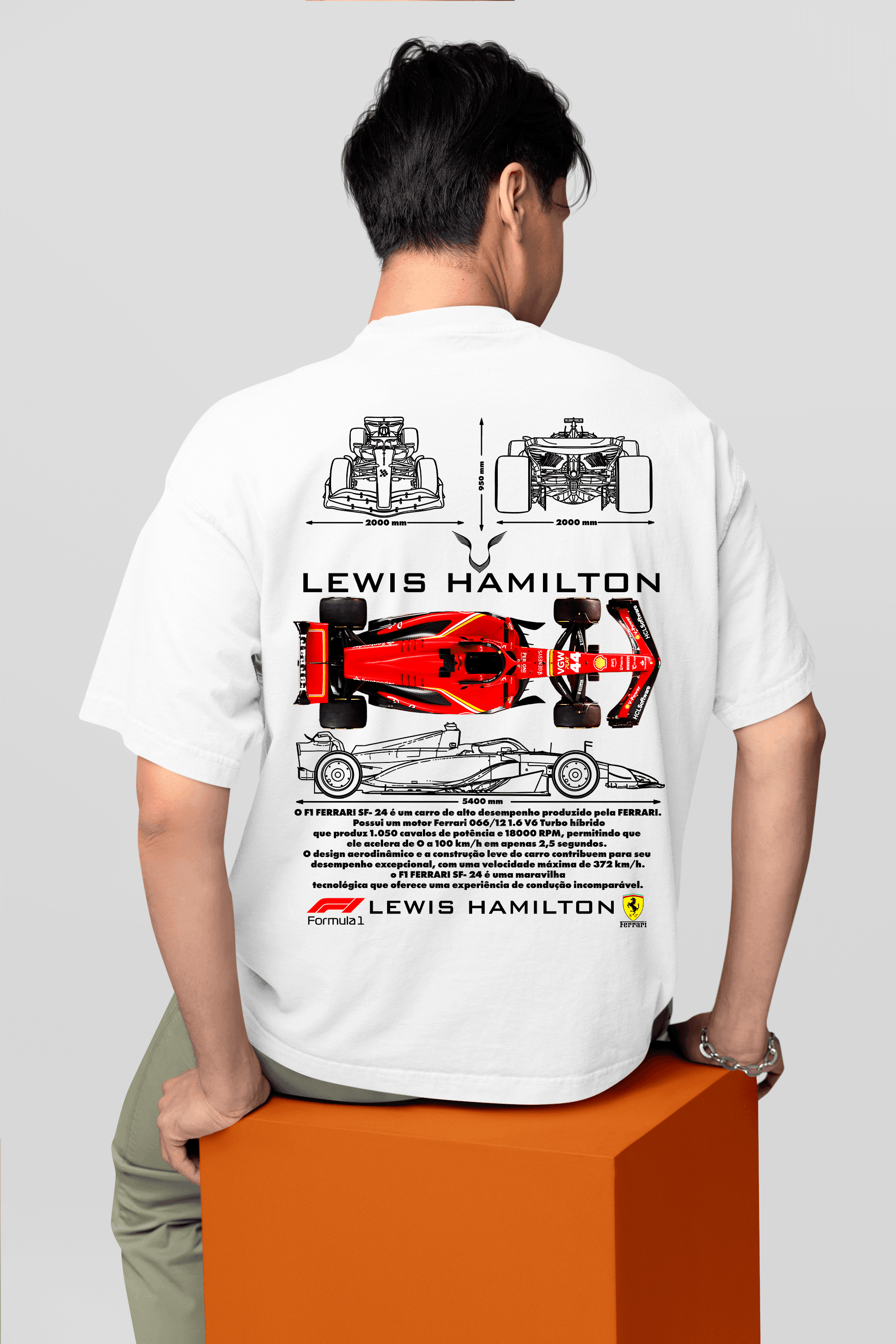 Camiseta Formula 1 Lewis Hamilton - GTS92 - Loja GTS Customs