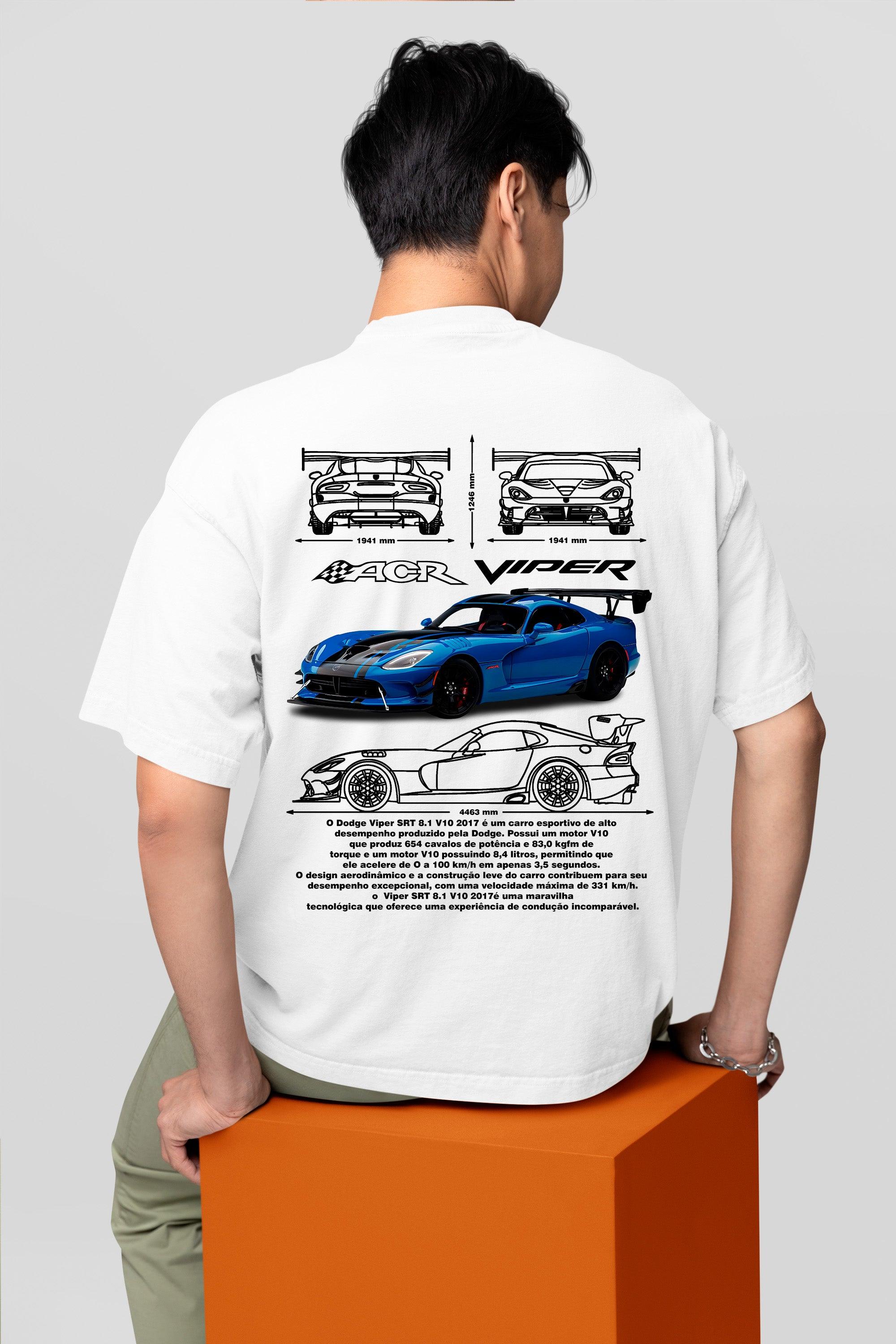 Camiseta Dodge Viper SRT - GTS107 - Loja GTS Customs