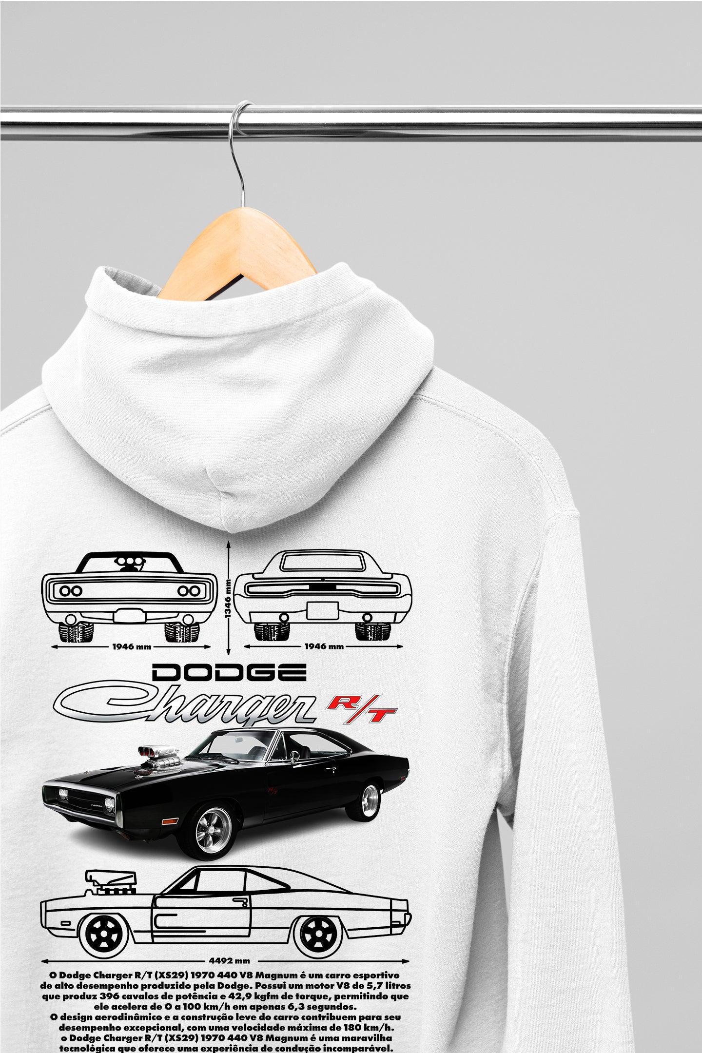 Moletom com Capuz Dodge Charger R/T Toretto - GTSC10 - Loja GTS Customs