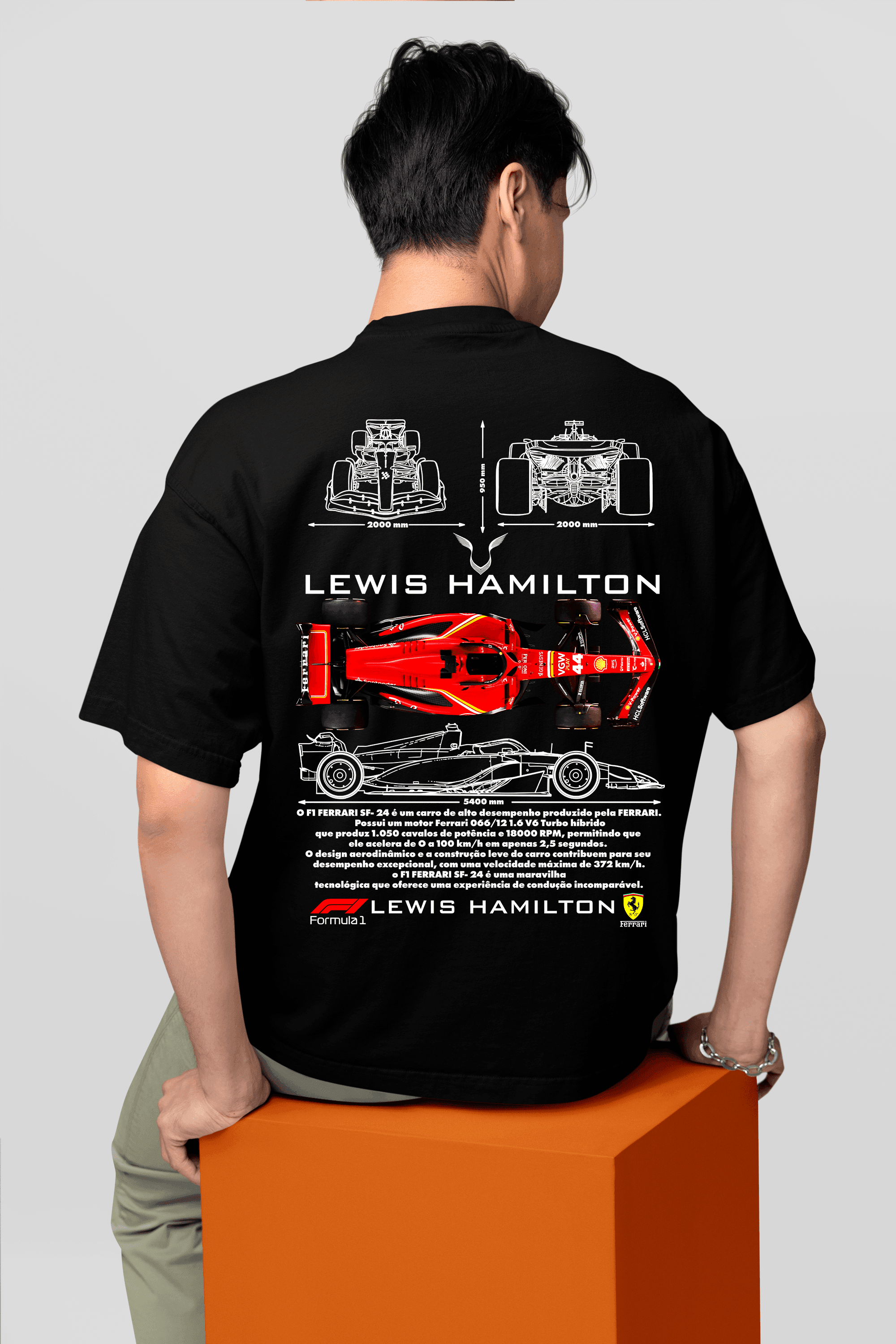 Camiseta Formula 1 Lewis Hamilton - GTS92 - Loja GTS Customs