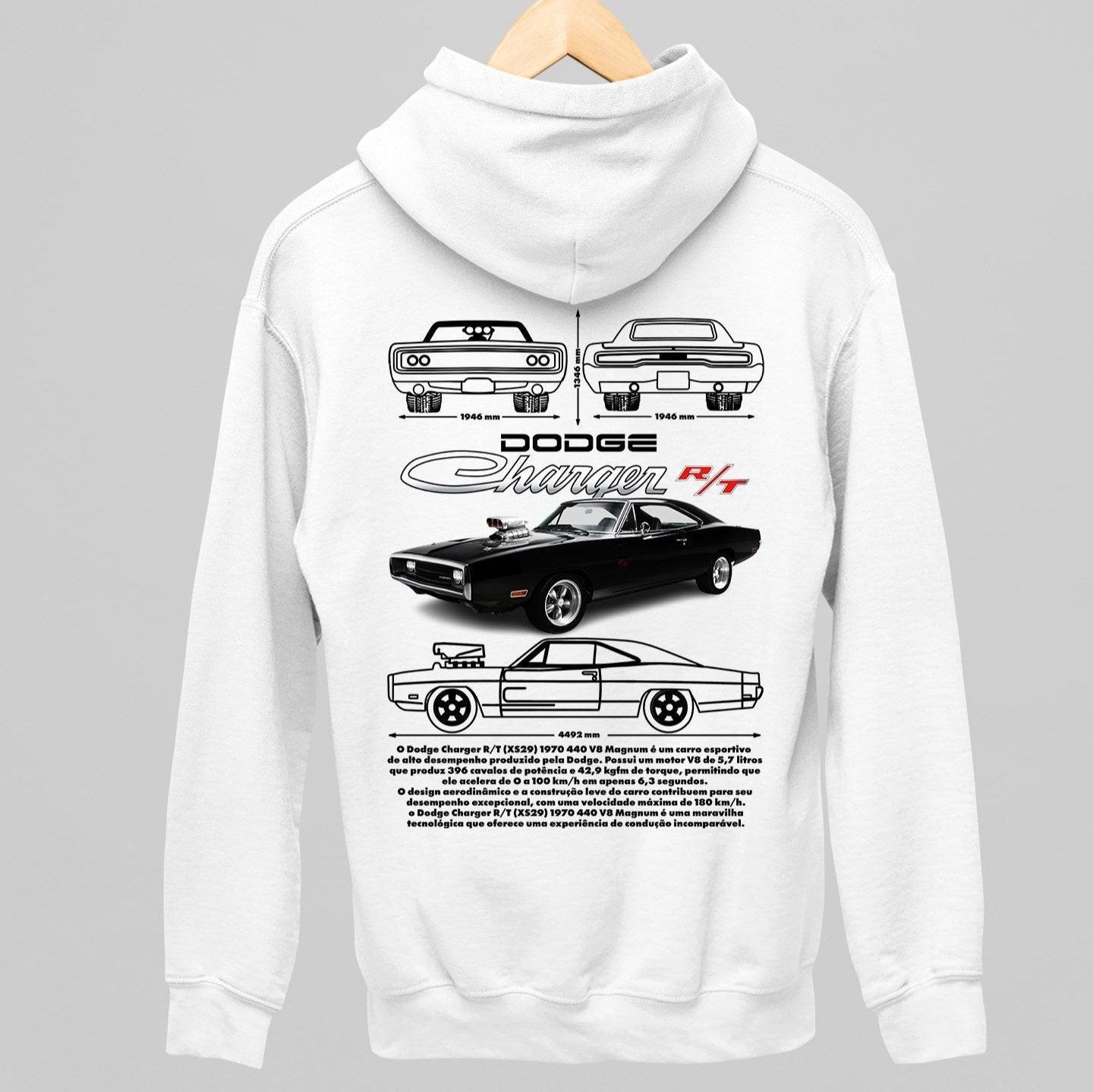 Moletom com Capuz Dodge Charger R/T Toretto - GTSC10 - Loja GTS Customs