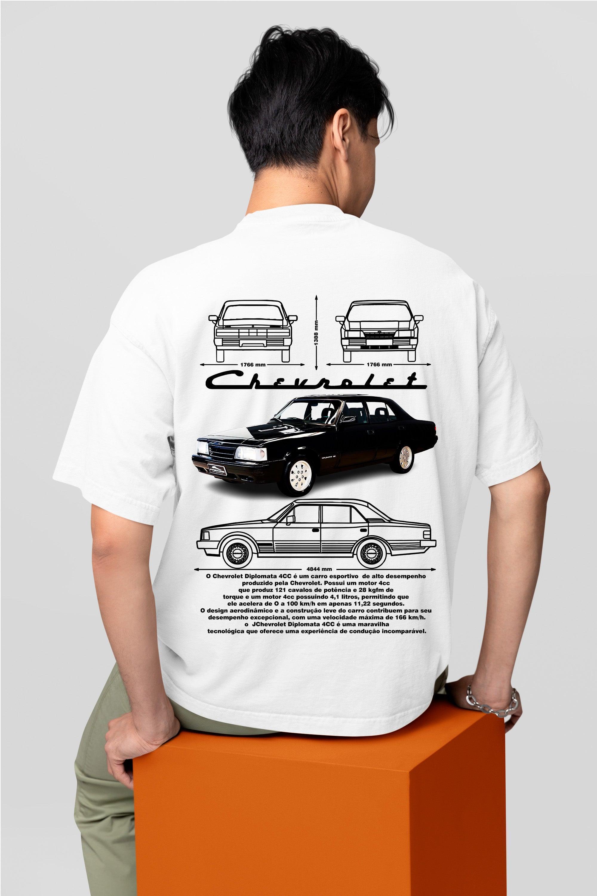 Camiseta Chevrolet Opala Diplomata - GTS99 - Loja GTS Customs