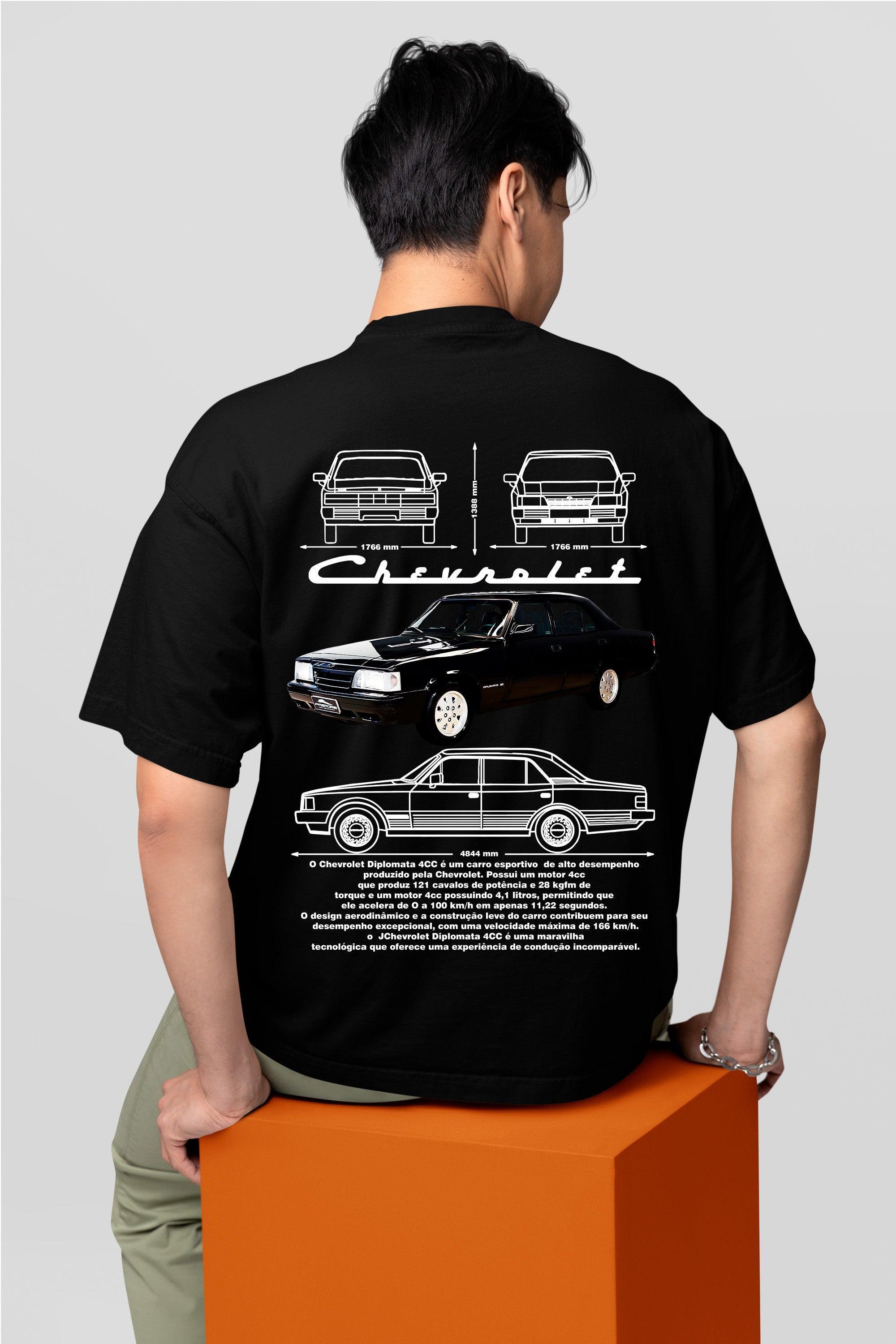 Camiseta Chevrolet Opala Diplomata - GTS99 - Loja GTS Customs