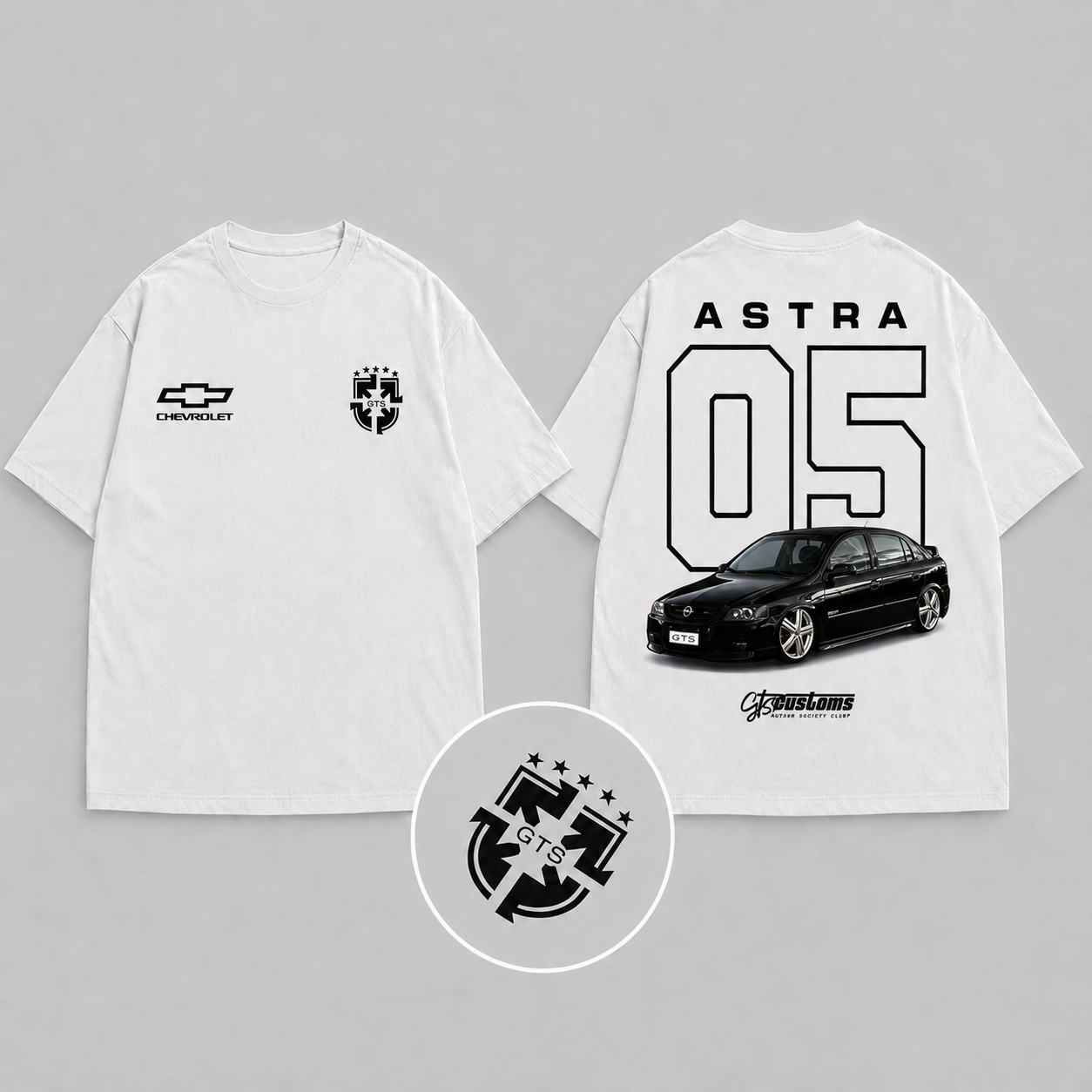 Camiseta Oversized Brasil - Chevrolet Astra