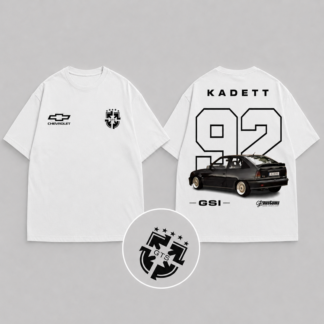 Camiseta Oversized Brasil - Kadett GSI