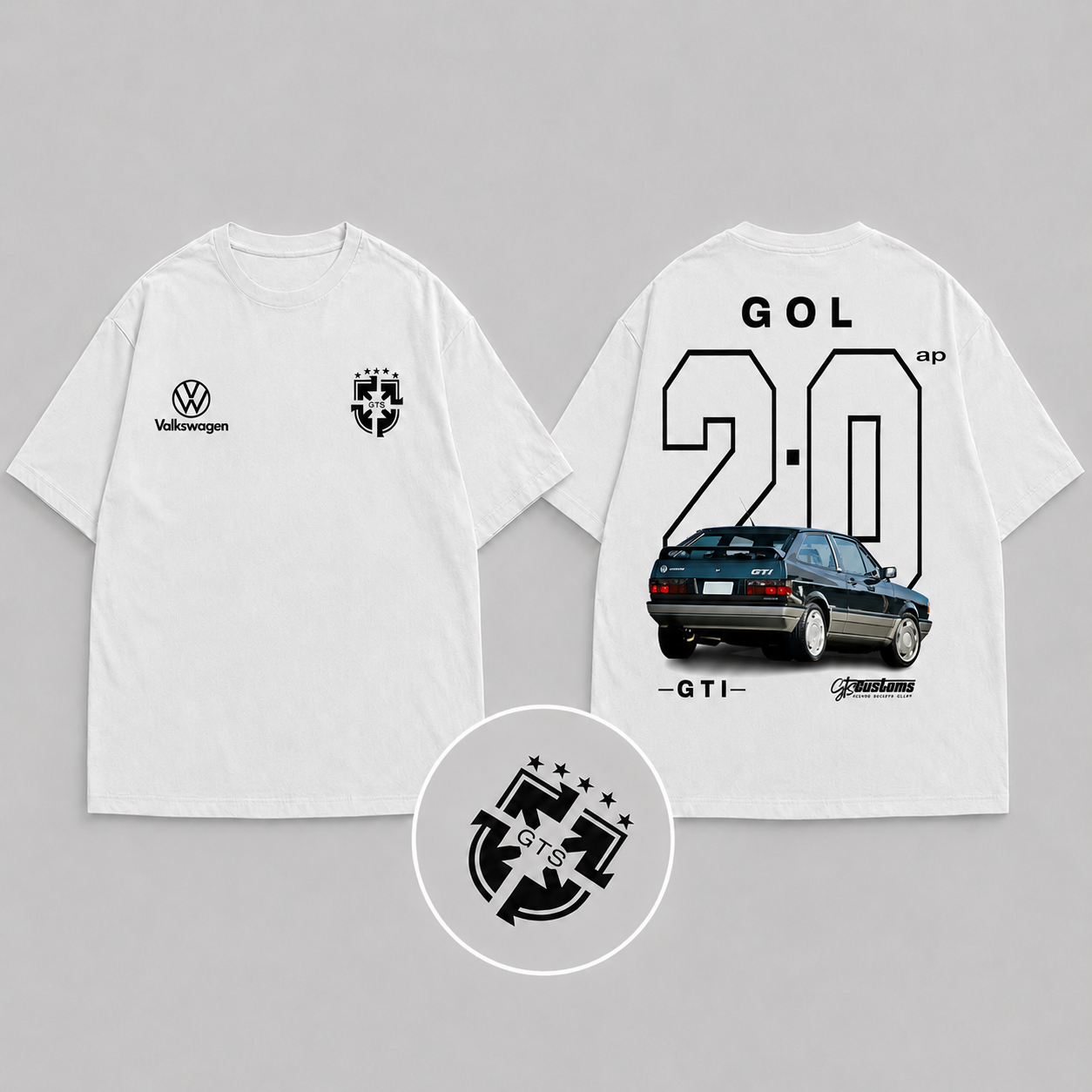 Camiseta Oversized Brasil - GOL GTI