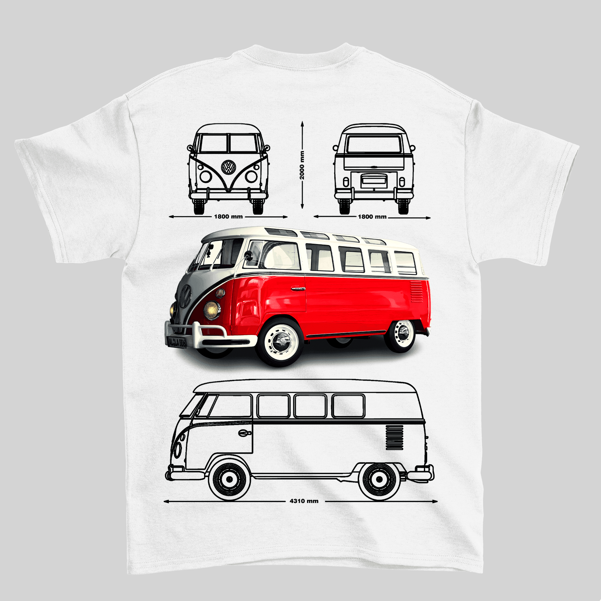 Camiseta Volkswagen Kombi - GTS100 - Loja GTS Customs