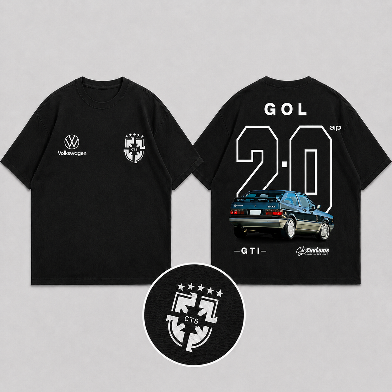 Camiseta Oversized Brasil - GOL GTI