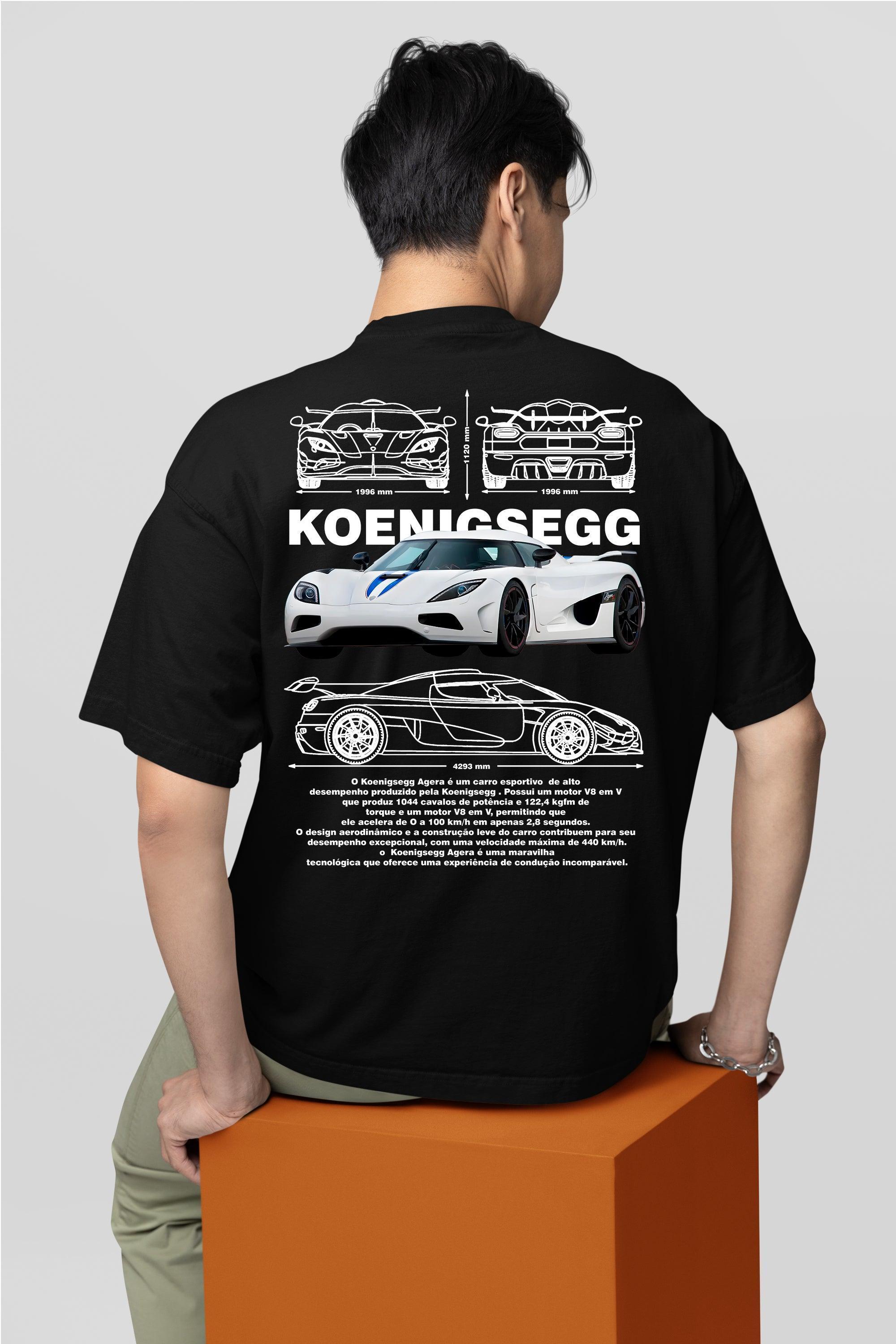 Camiseta Koenigsegg Agera - GTS97 - Loja GTS Customs