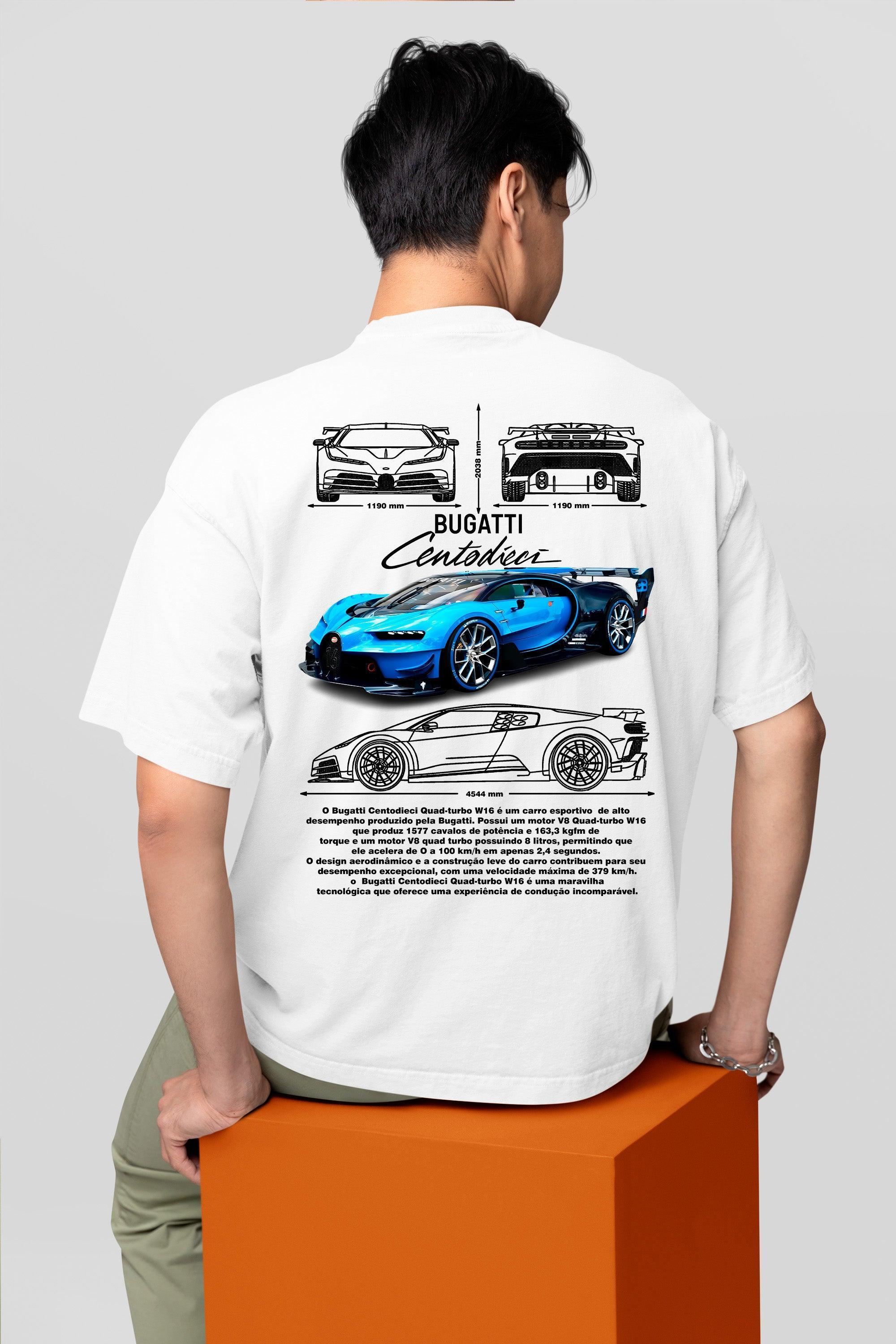 Camiseta Bugatti Centodieci - GTS95 - Loja GTS Customs