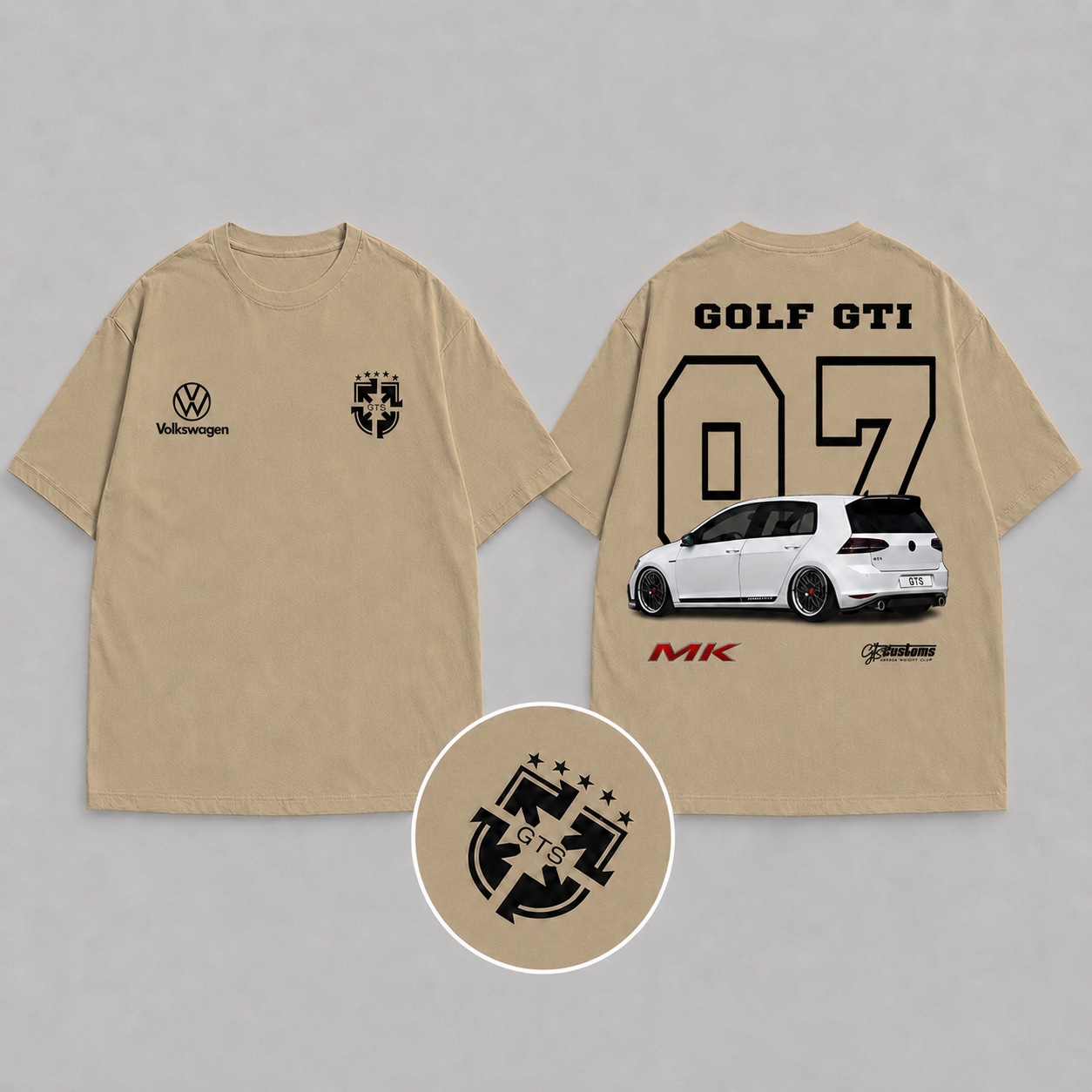 Camiseta Oversized Brasil - Golf GTI MK7