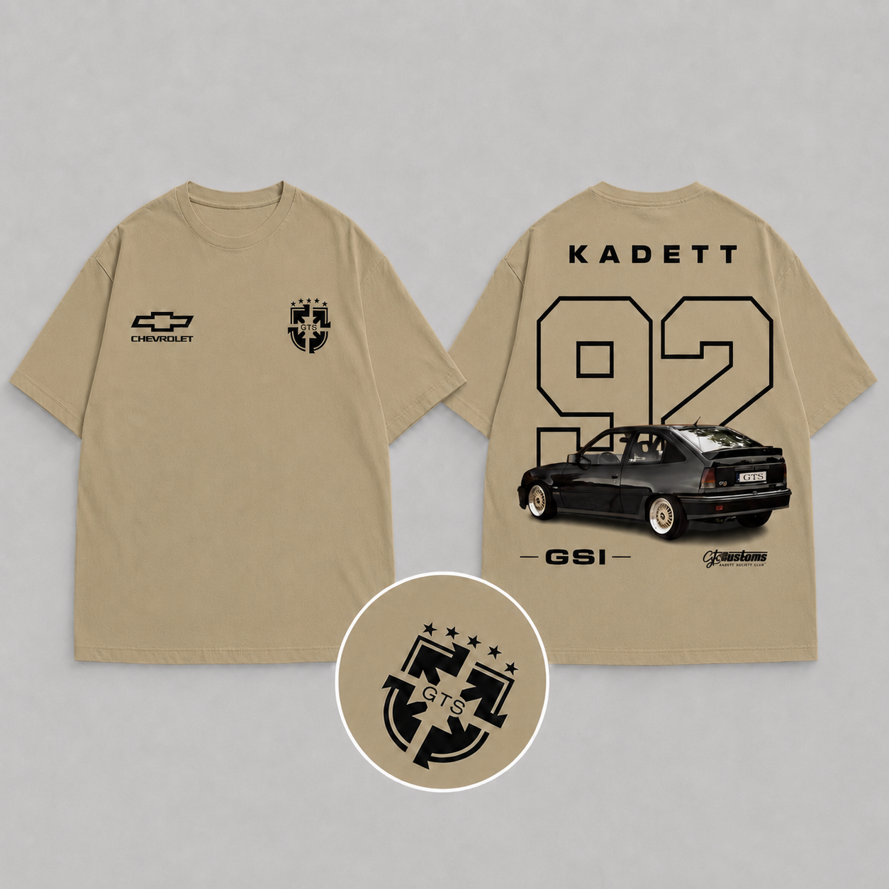 Camiseta Oversized Brasil - Kadett GSI