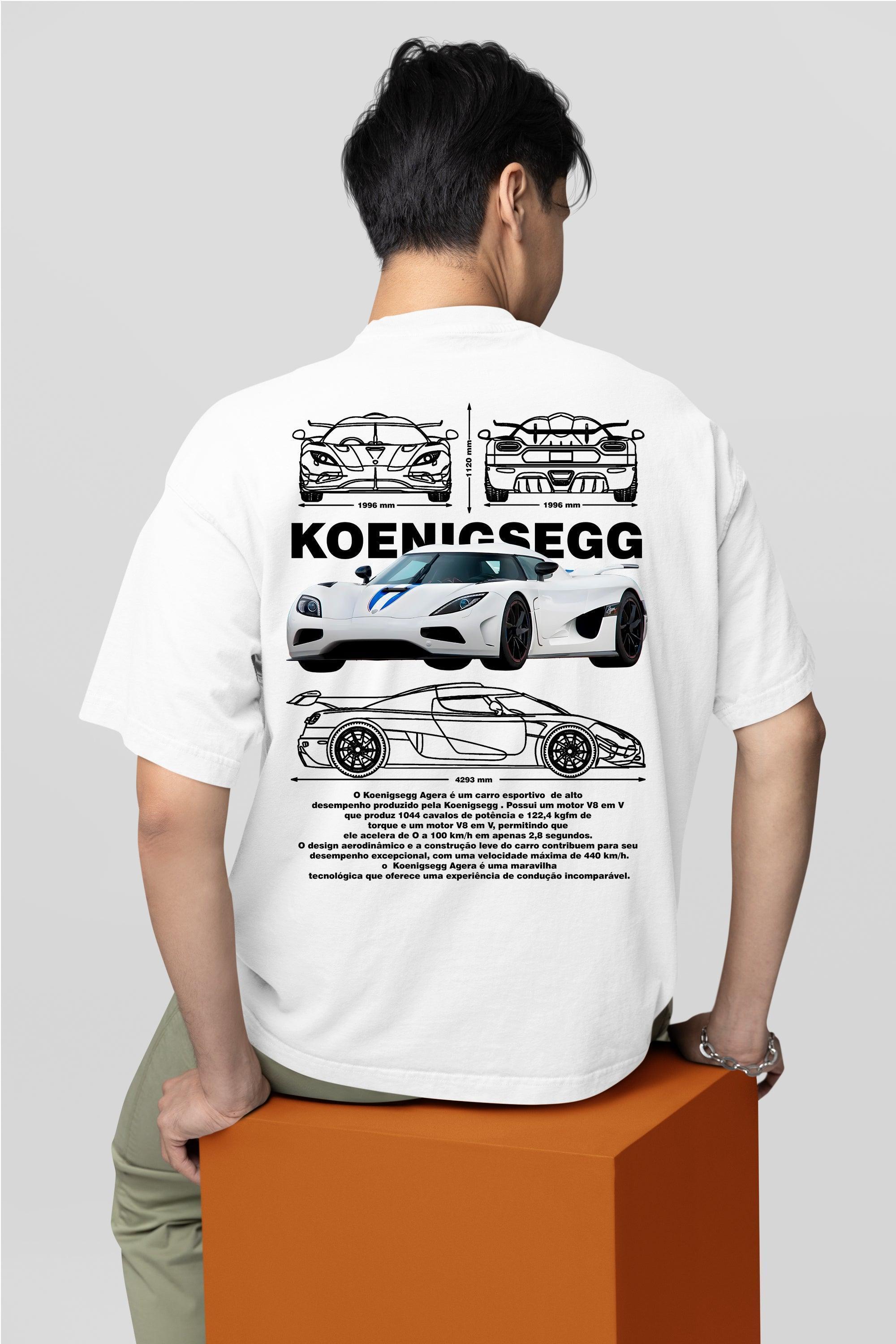 Camiseta Koenigsegg Agera - GTS97 - Loja GTS Customs