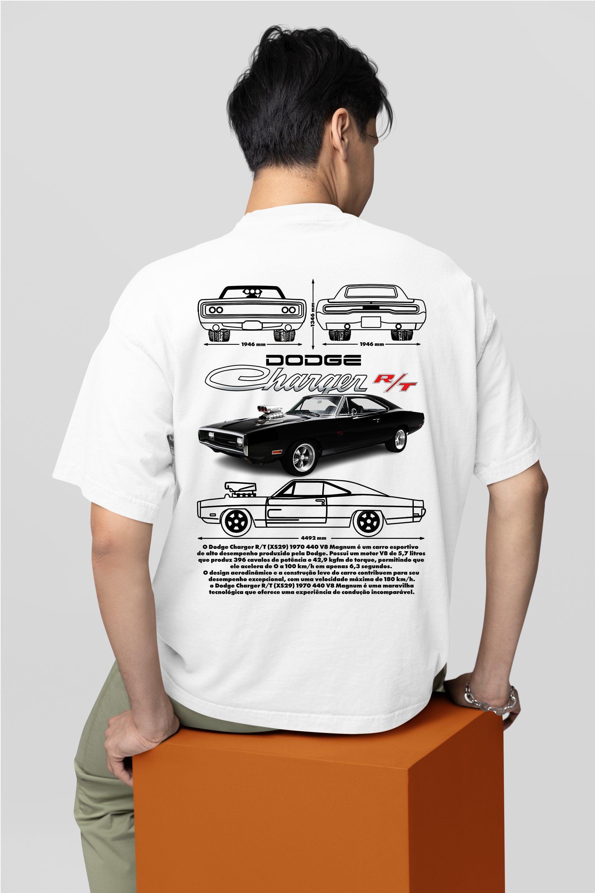 Camiseta Velozes e Furiosos Dodge Charger R/T 1970 Dom Toretto - GTS74 - Loja GTS Customs
