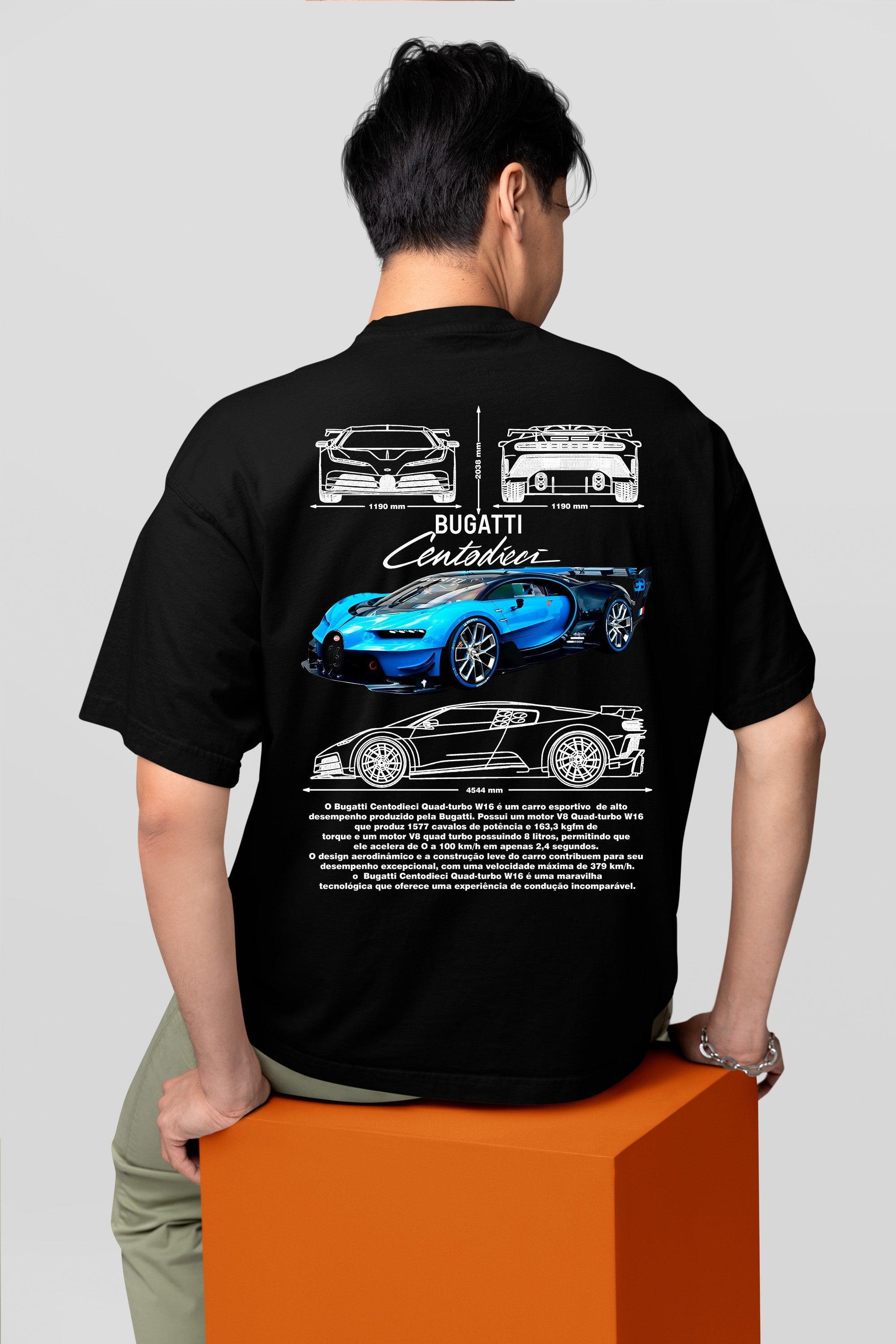 Camiseta Bugatti Centodieci - GTS95 - Loja GTS Customs
