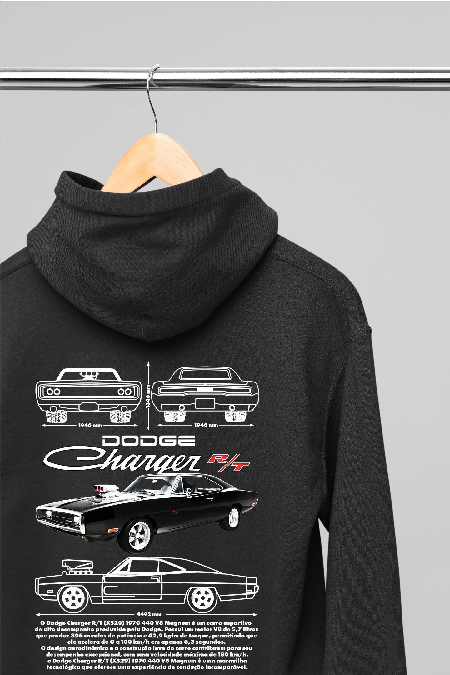 Moletom com Capuz Dodge Charger R/T Toretto - GTSC10 - Loja GTS Customs