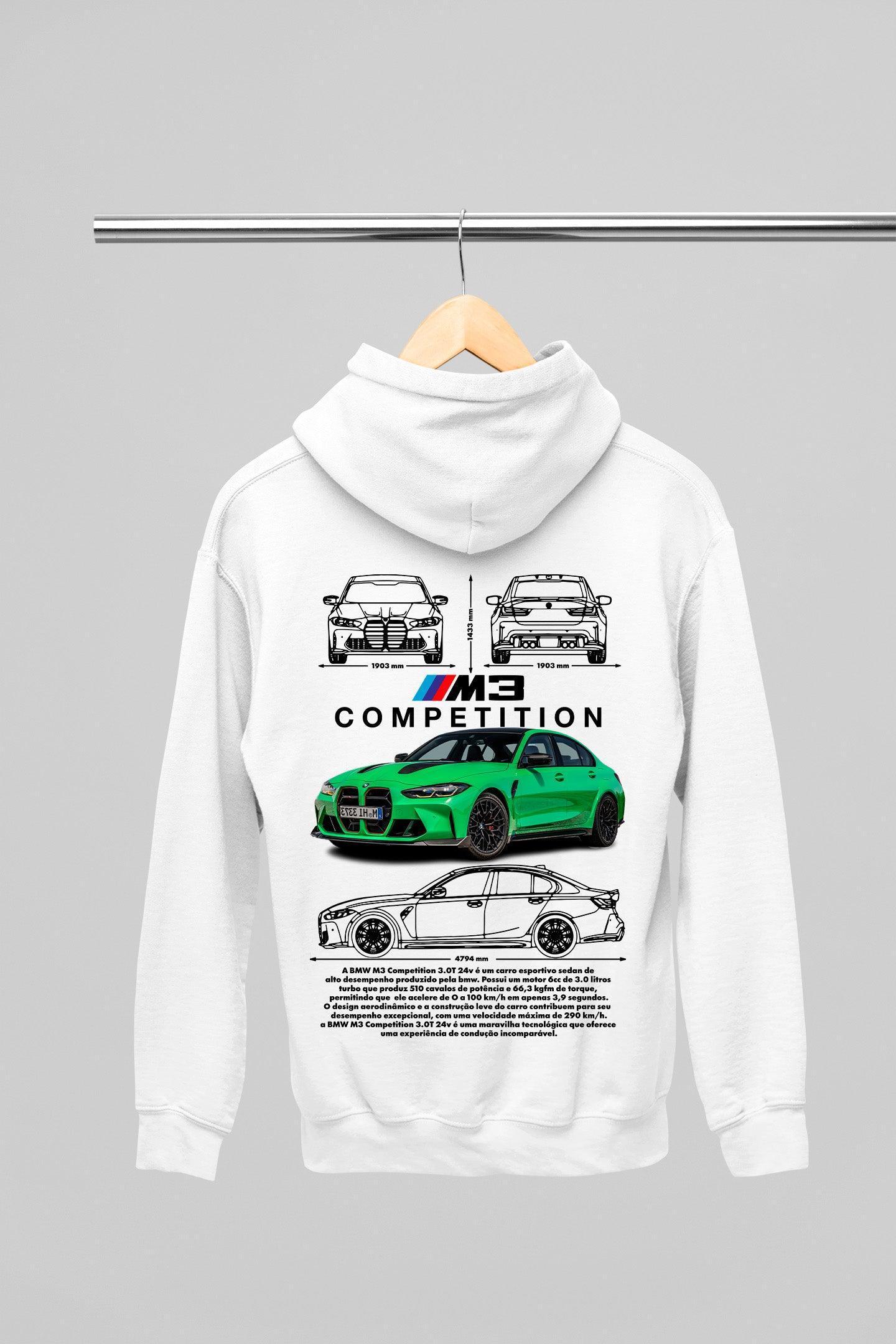 Moletom com Capuz BMW M3 - GTSC18 - Loja GTS Customs