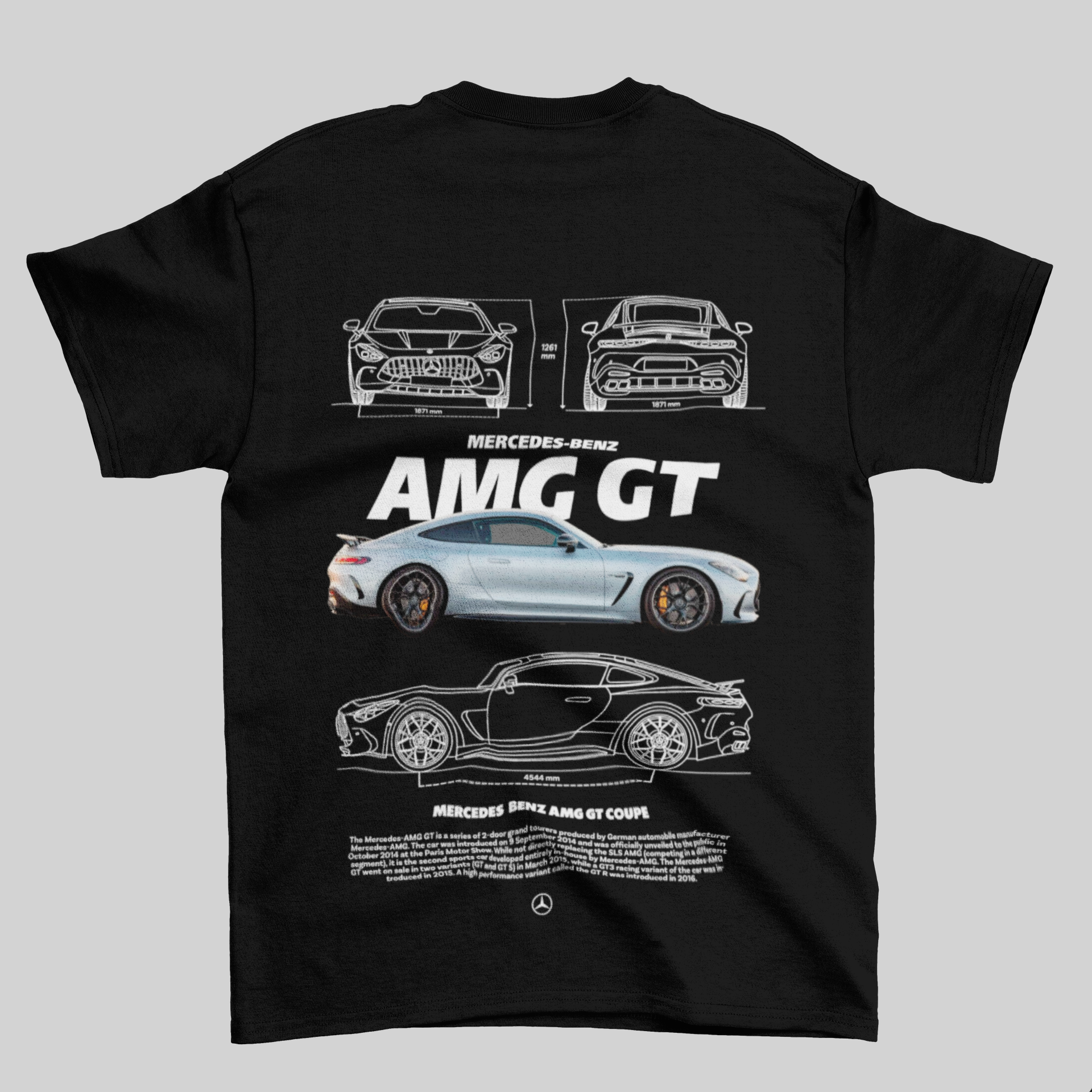 Camiseta AMG GT - GTS128 - Loja GTS Customs