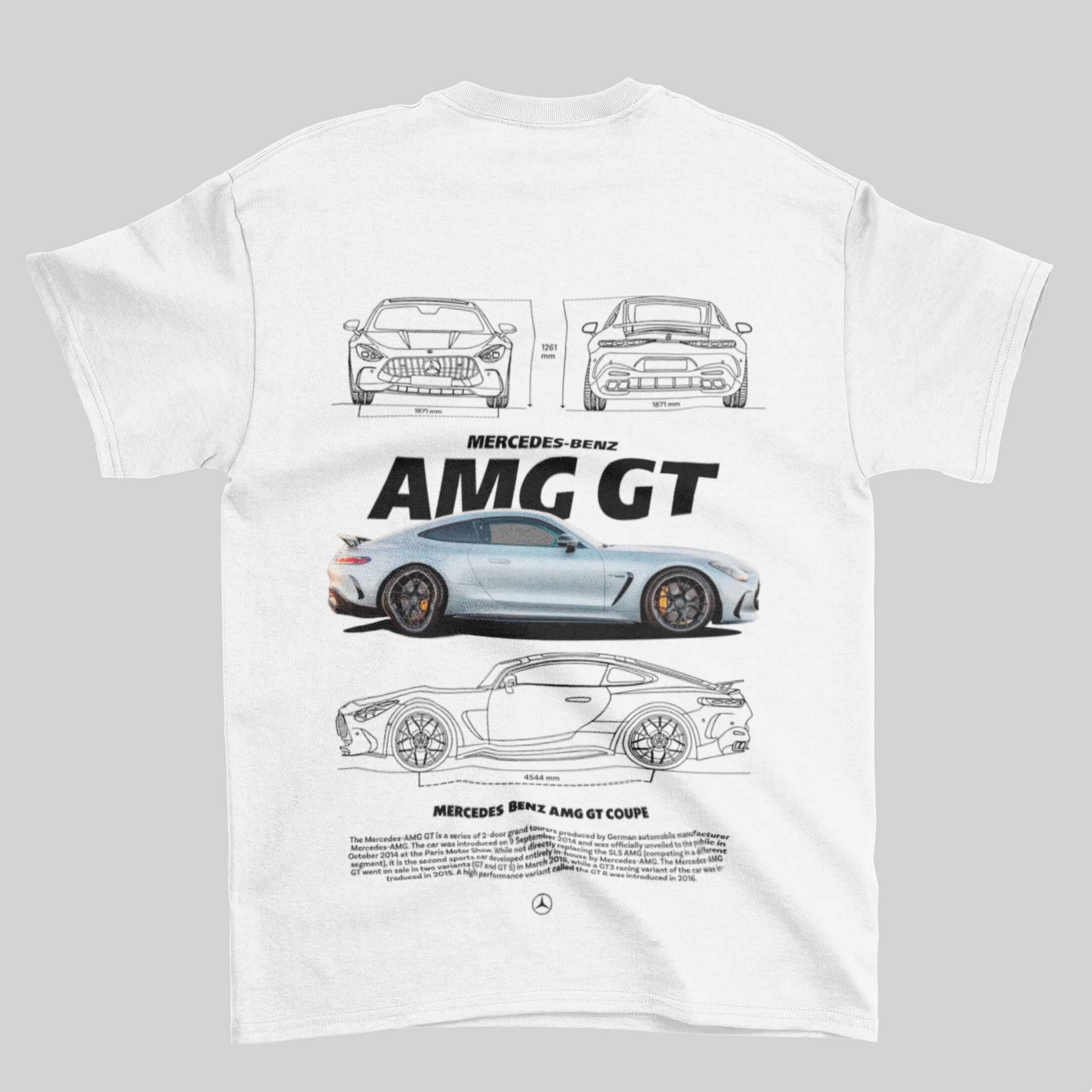 Camiseta AMG GT - GTS128 - Loja GTS Customs